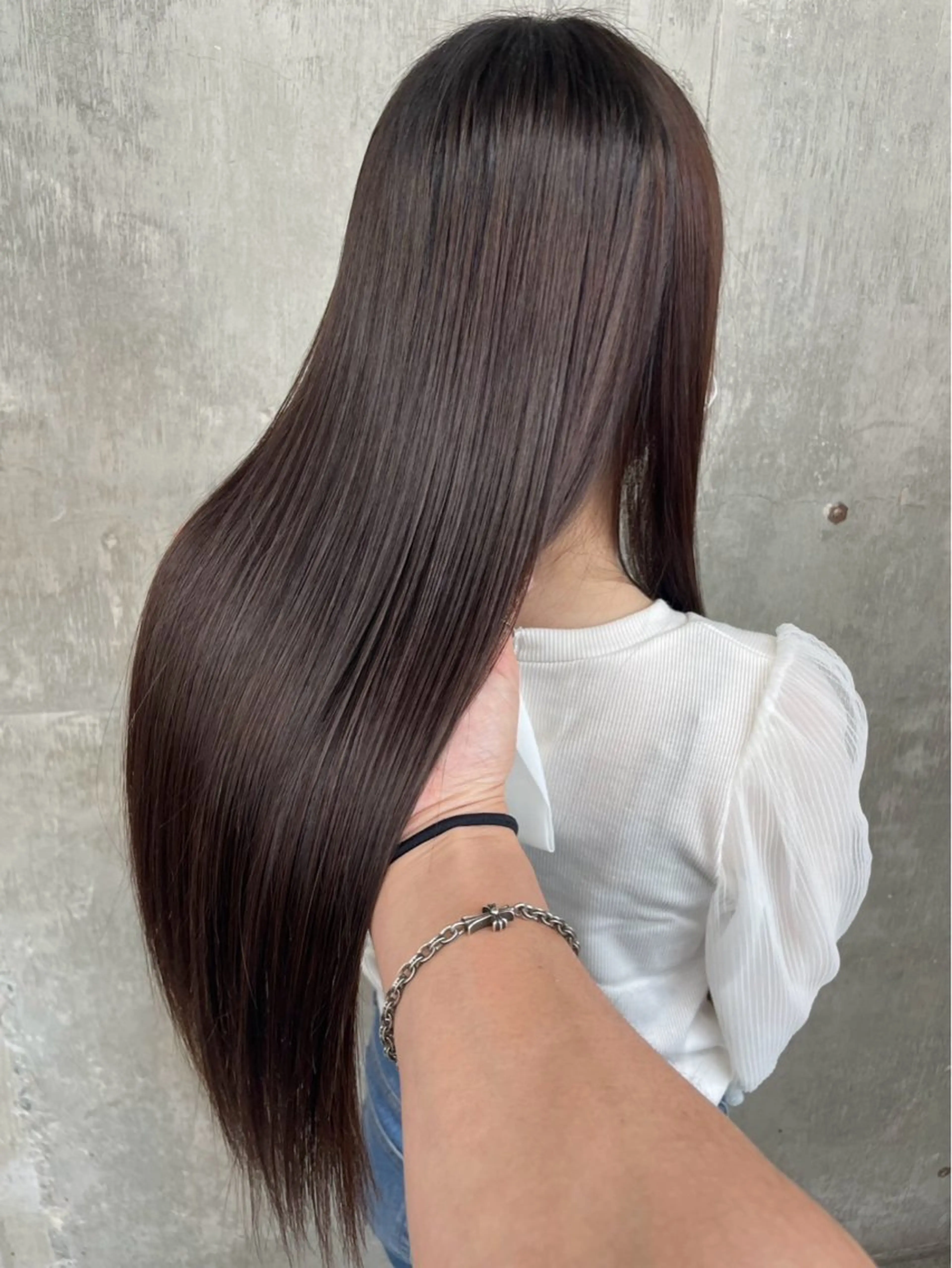 ✴️縮毛矯正＋イルミナカラーの写真