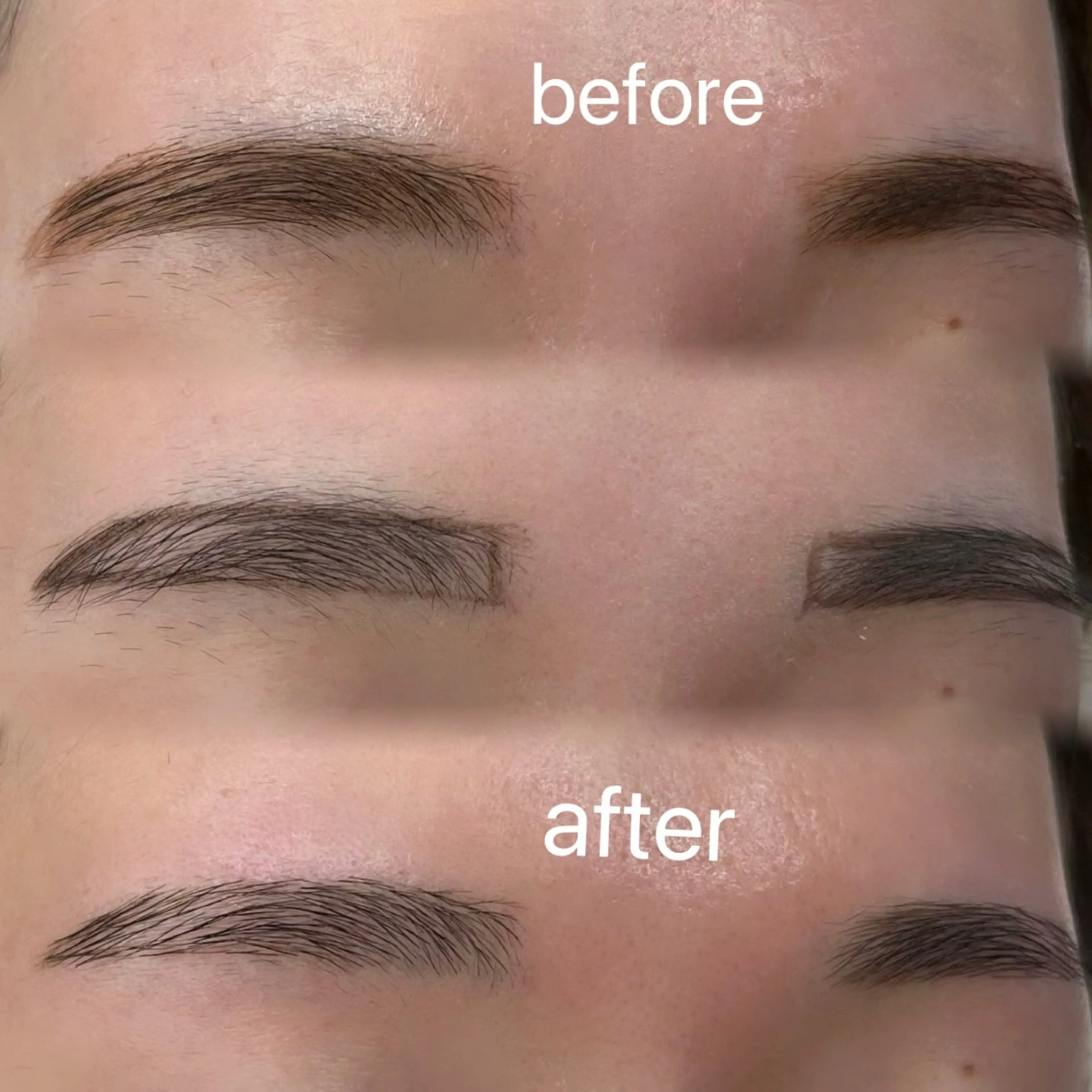 アイブロウワックス🕊️メイク仕上げなし🕊️ワックス・カット・ピンセットの写真