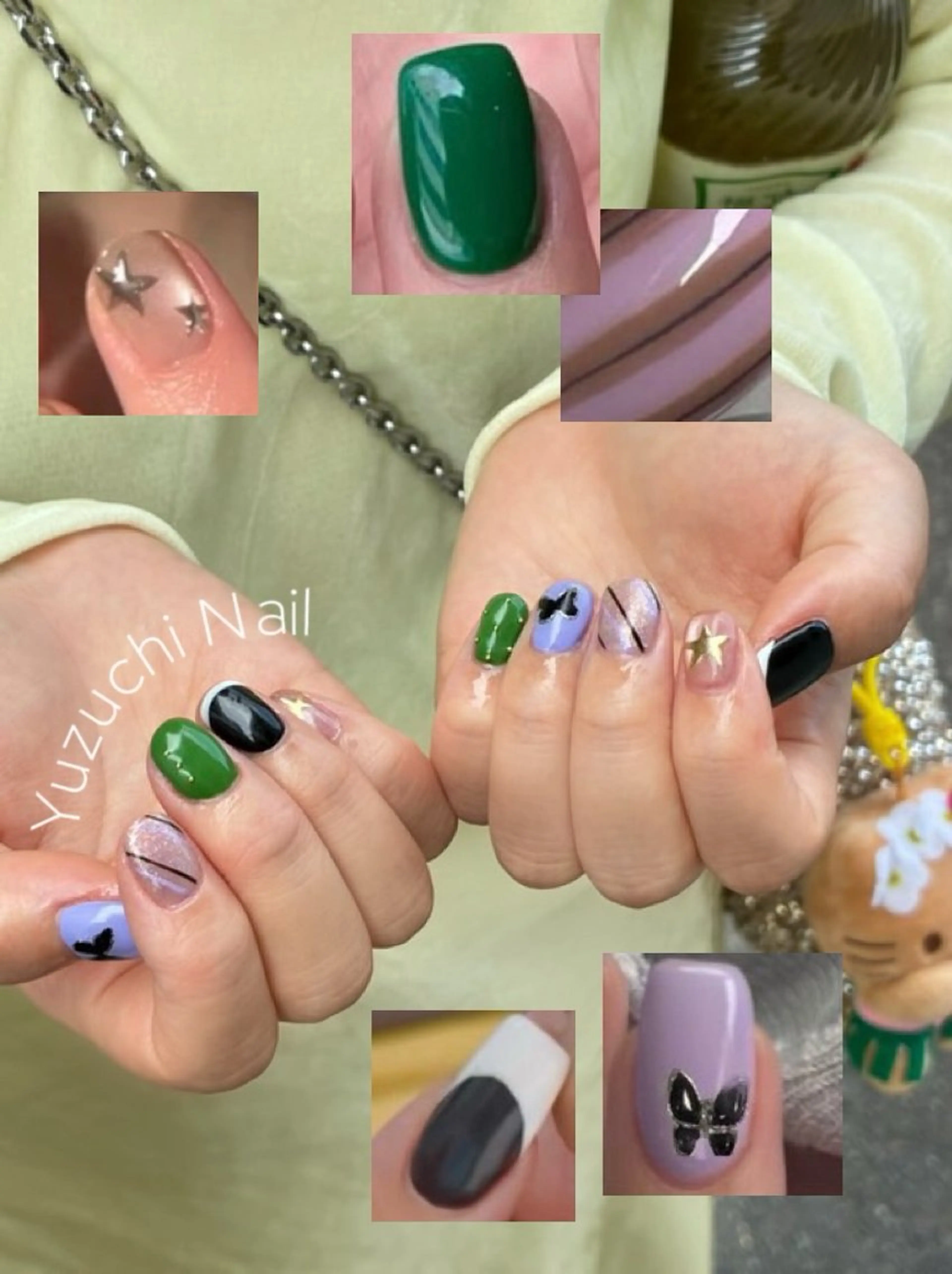 ネイル フットネイル 夏ネイル ワンホンネイル ハンドネイル ハンドケア Yuzuchi Nailのネイルデザイン