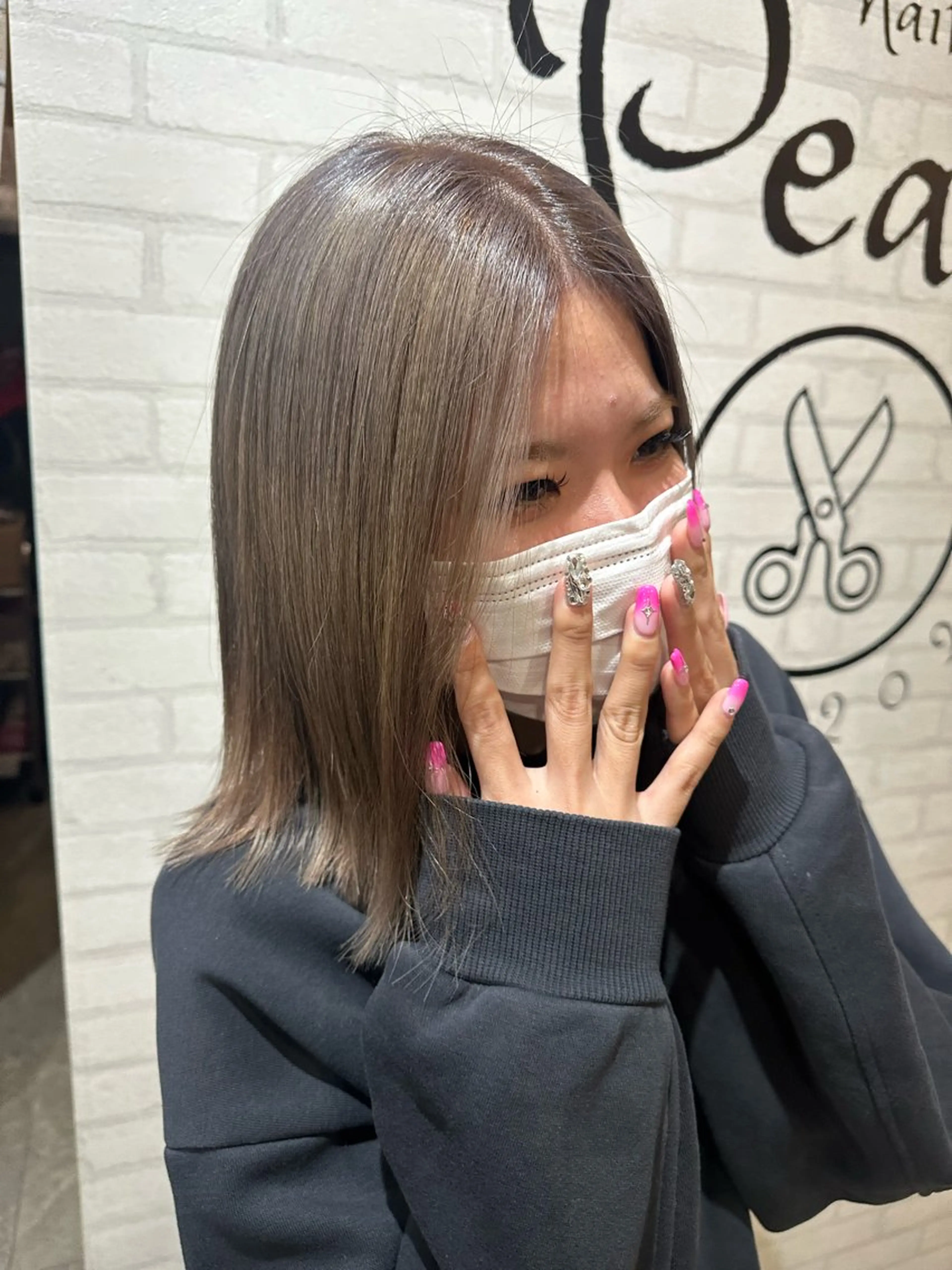 ミディアム カラー ヘアカラー トリートメント hair studio Peace所属・浅野 真惟のマツエク・マツパデザイン