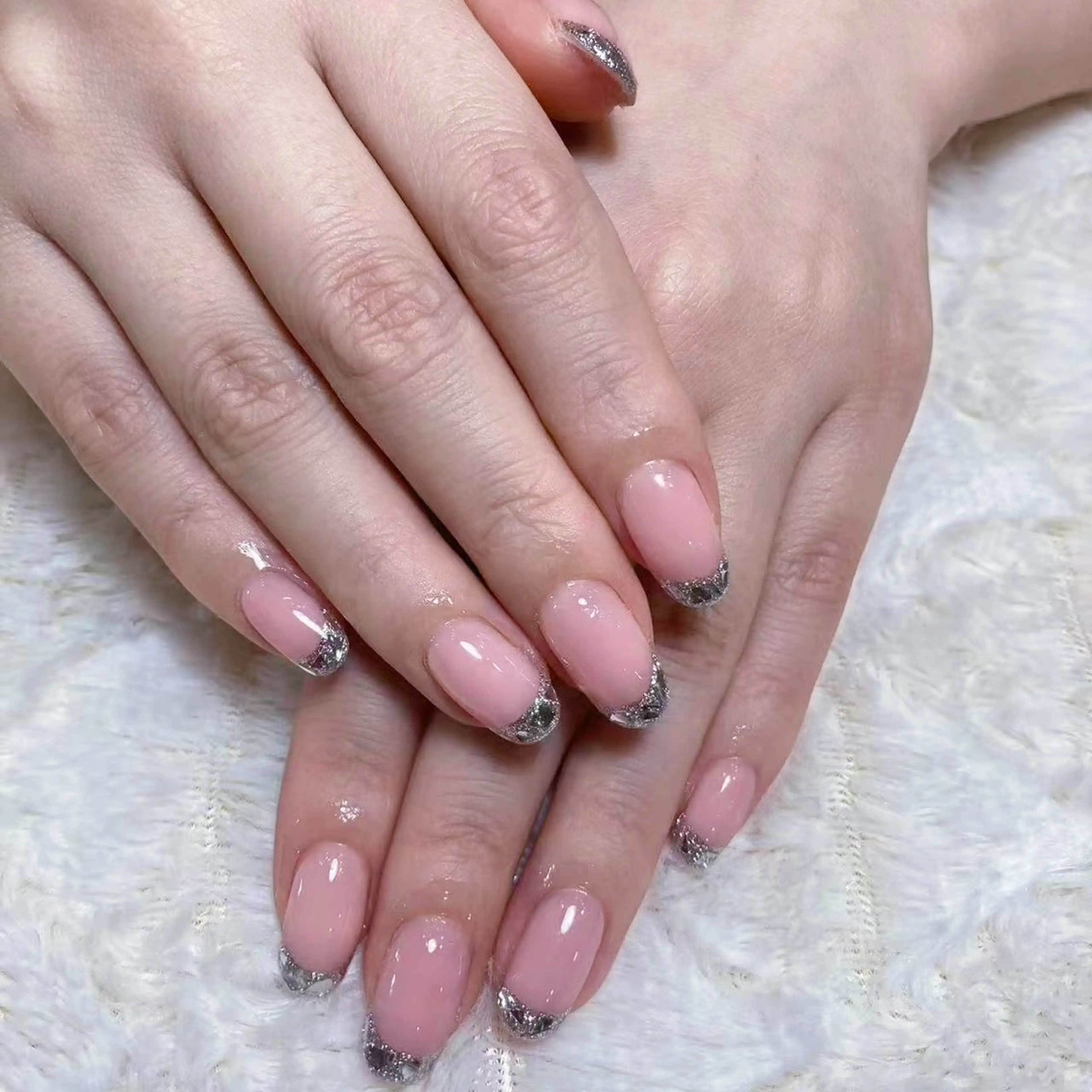 ネイル アートネイル オーロラネイル フラッシュネイル ガーリー キラキラネイル ハンドネイル Diamond NAIL💝のネイルデザイン