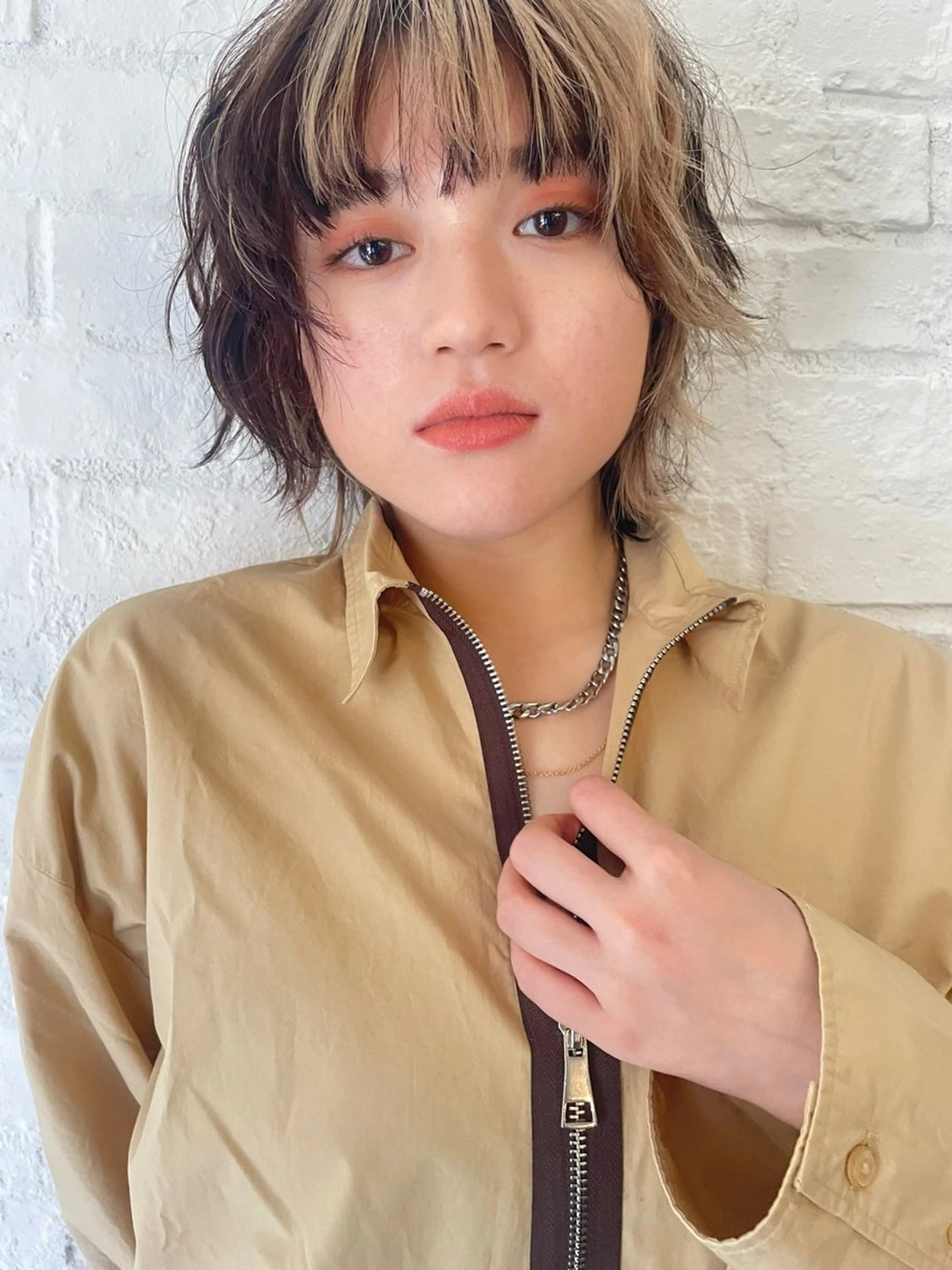 透明感カラー＋内部補修トリートメントの写真