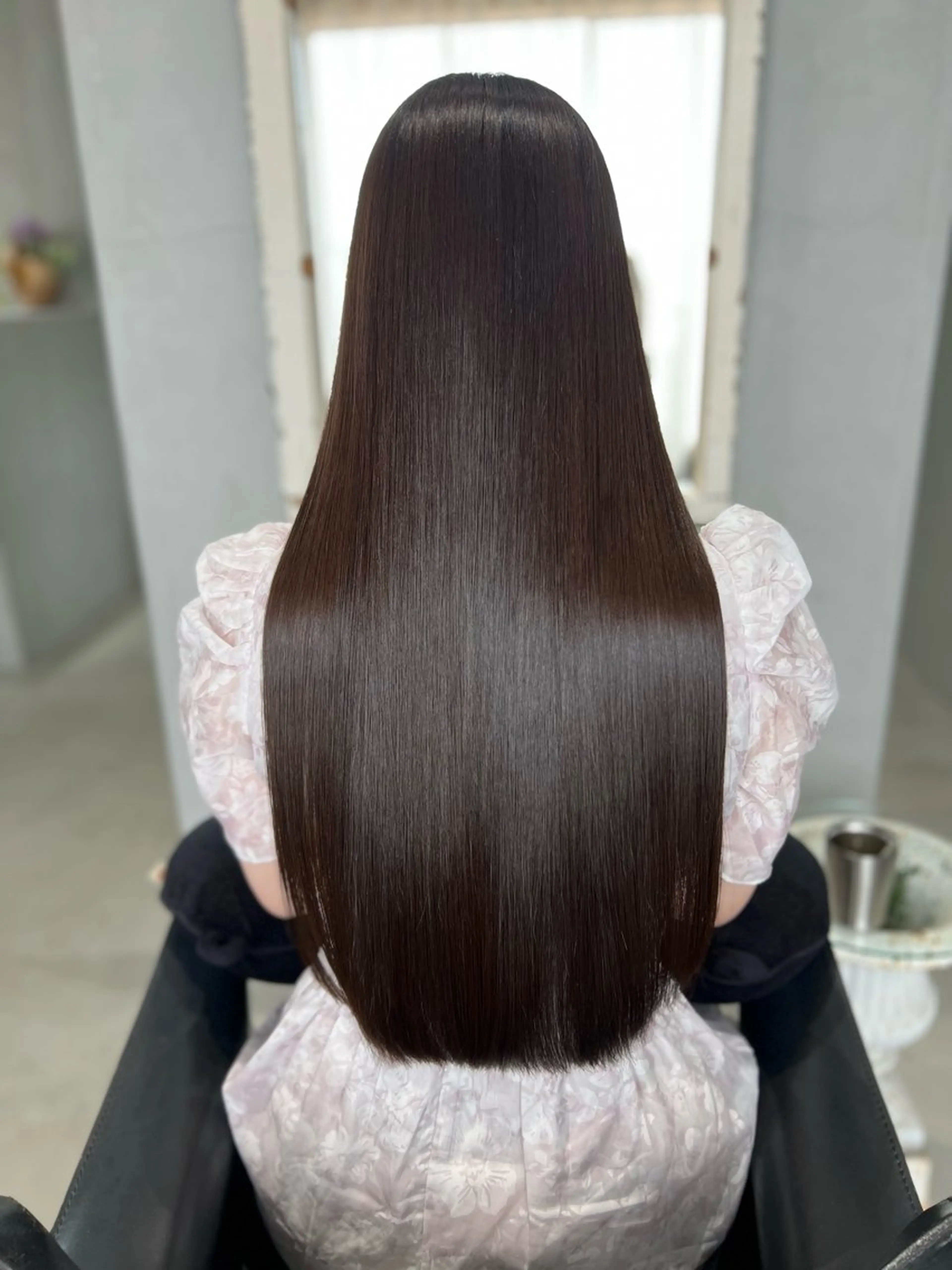 ロング 縮毛矯正 🖤美髪師🖤 縮毛矯正🥀emiのヘアスタイル