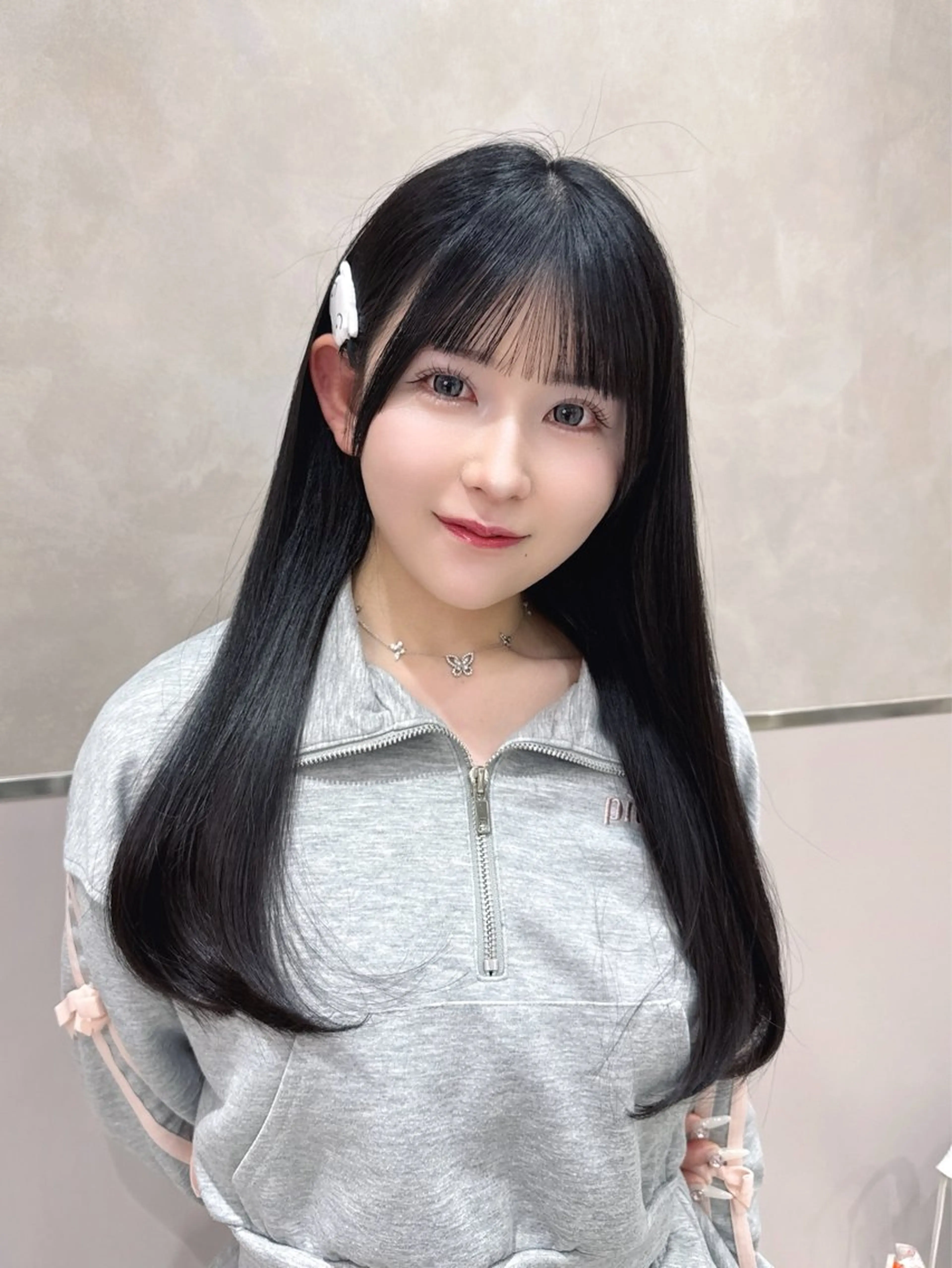 セミロング カラー カット ヘアカラー トリートメント ヘッドスパ ヘアセット 韓国ヘア/レイヤー/ 顔まわり/りょーとのヘアスタイル