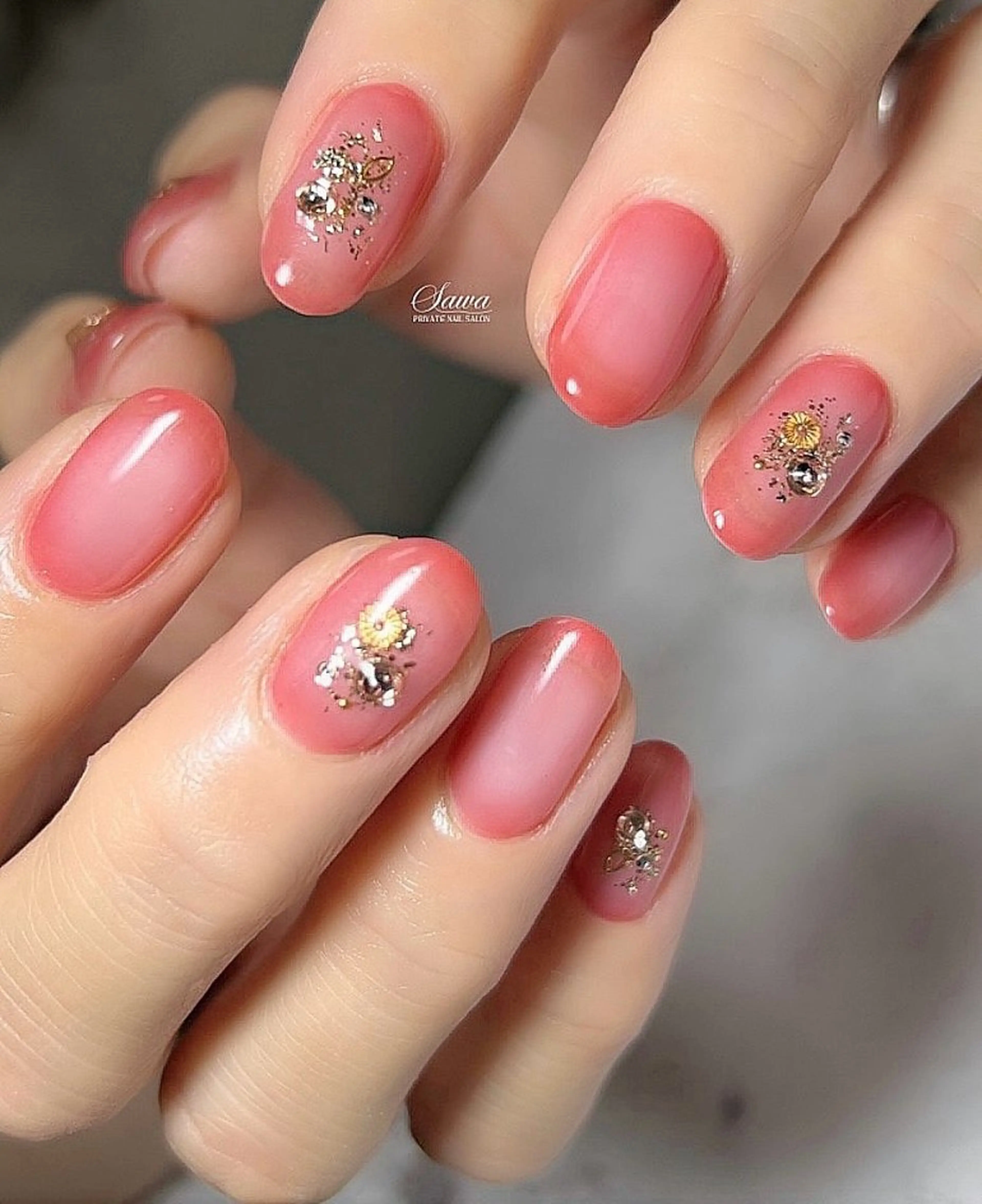 ネイル グラデーション ハンドネイル KUON 野澤 実加のネイルデザイン