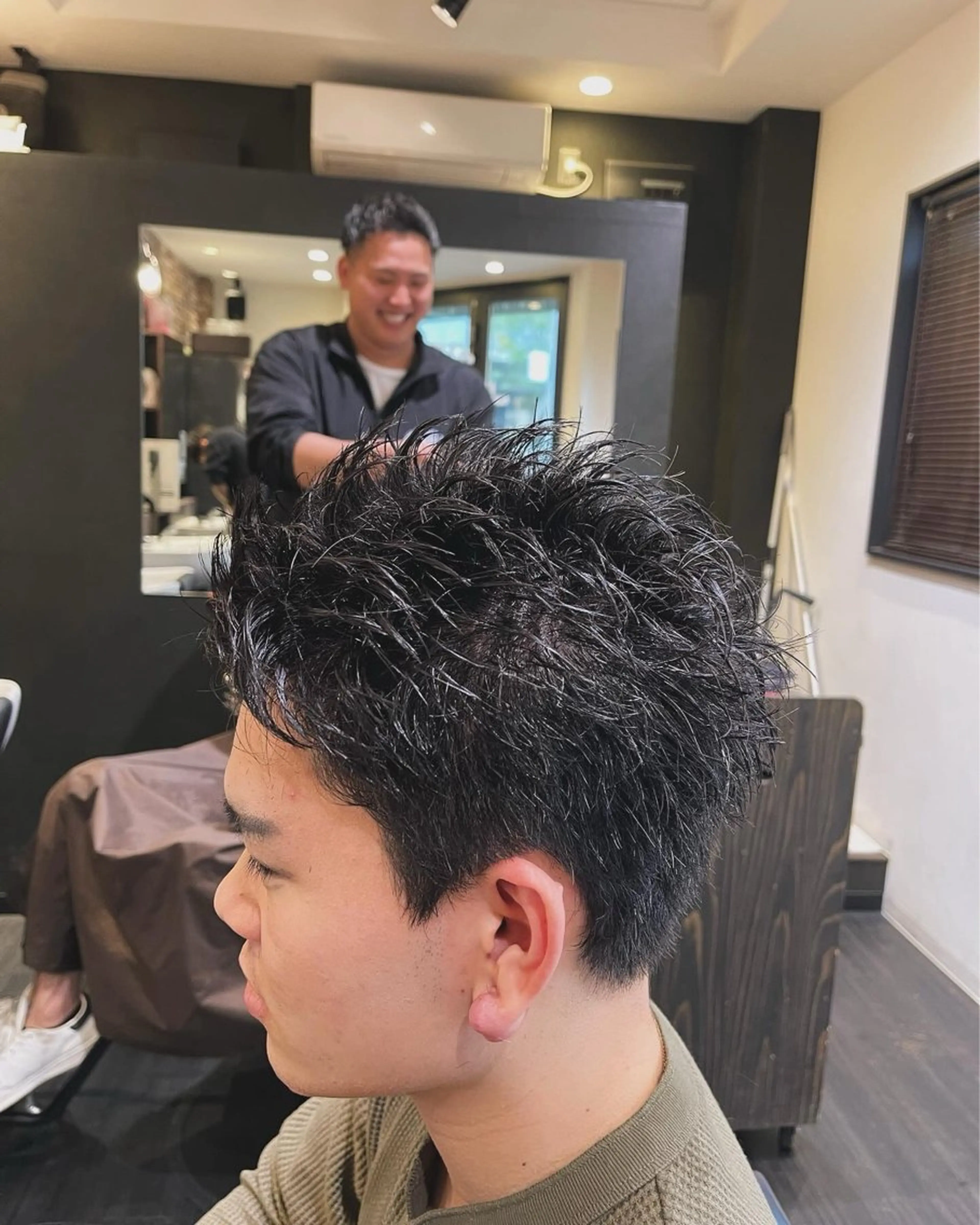 メンズ スパイキーショート 大谷 洸生のヘアスタイル