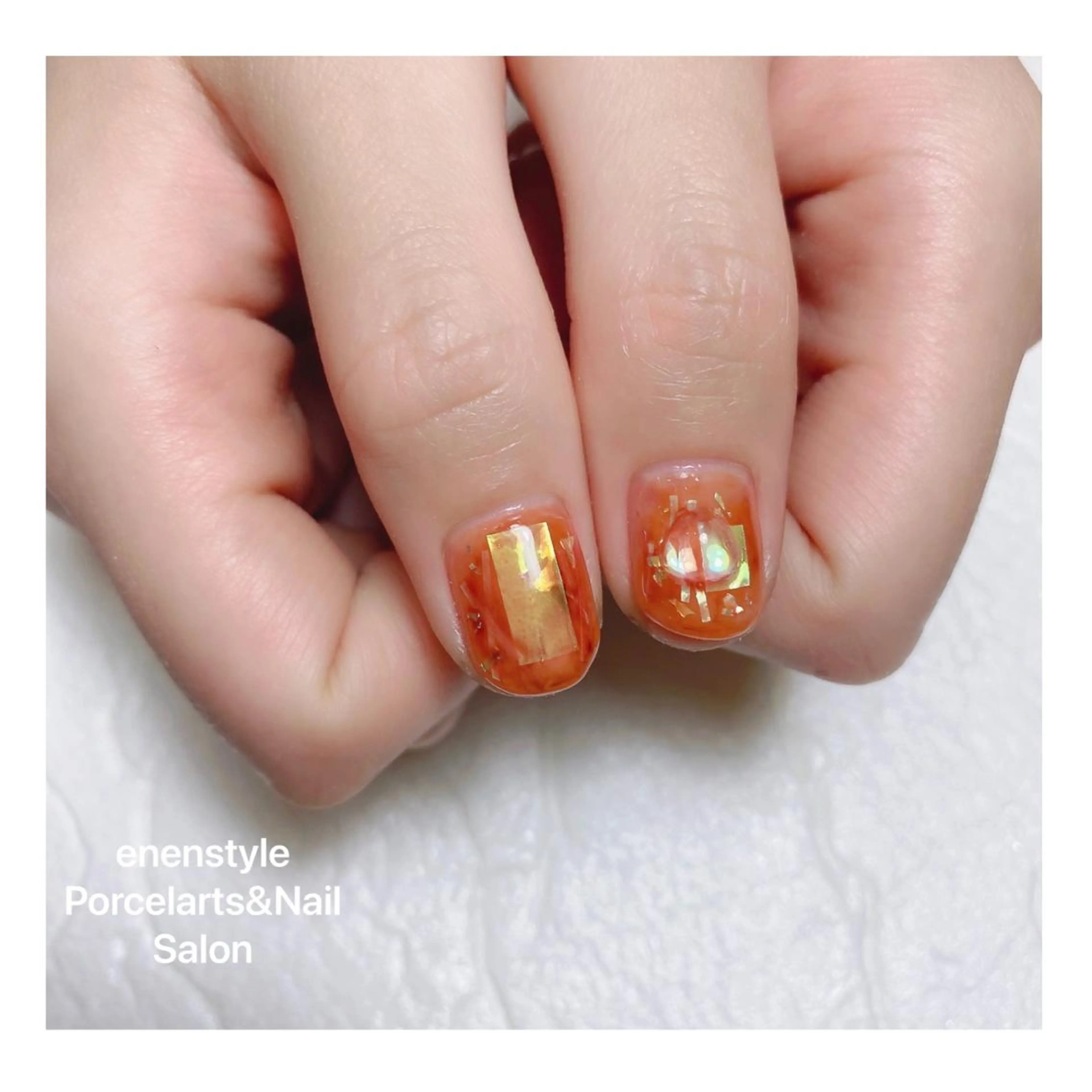 ショート ネイル ハンドネイル 👑enen style👑のネイルデザイン