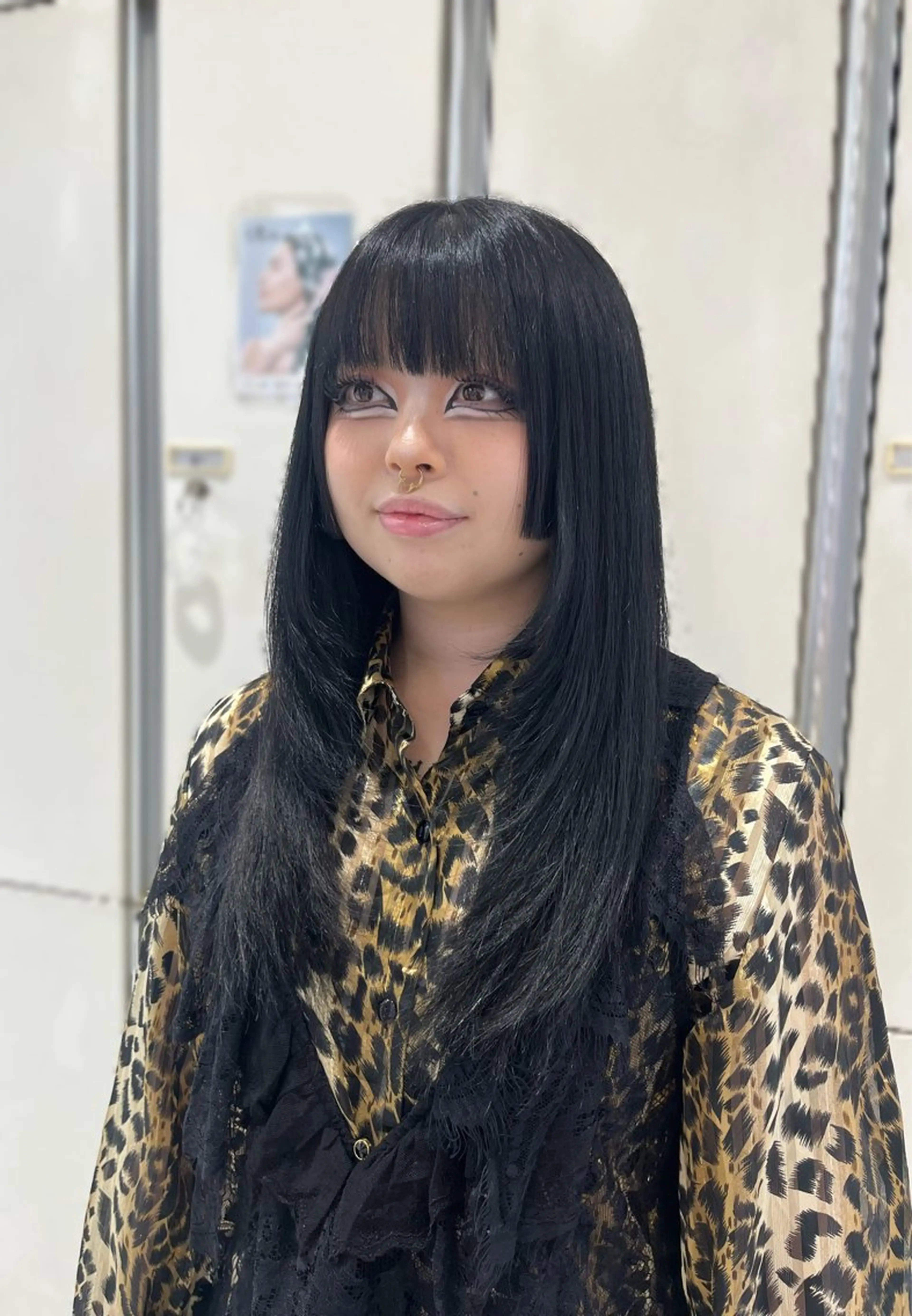 ロング カラー 姫カット レイヤーカット カット ヘアカラー トリートメント 韓国･ワンホンヘア linon🐈‍⬛のヘアスタイル