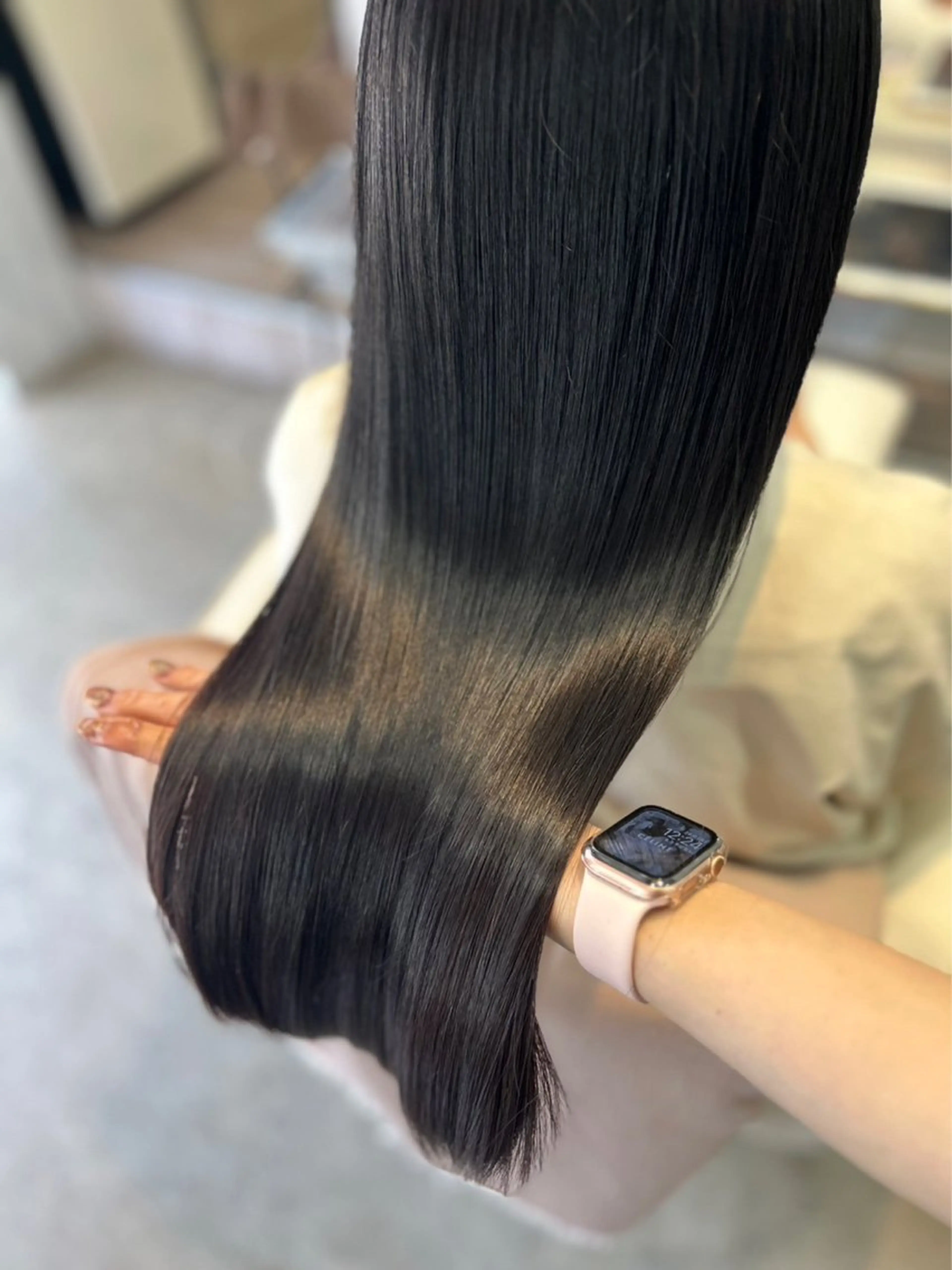 【＊艶髪縮毛矯正＊】カット+縮毛矯正+『オージュア』ケア ￥15900の写真