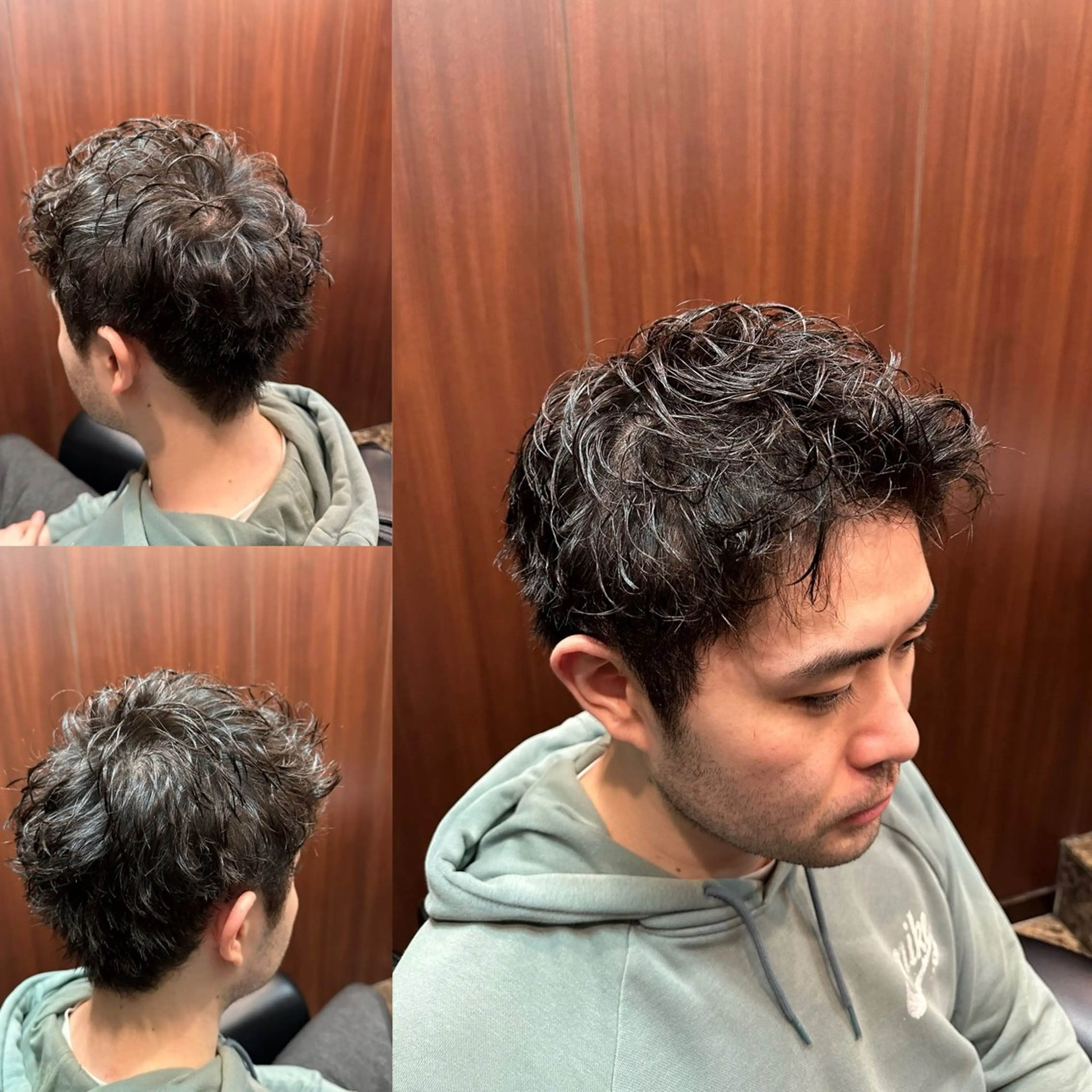 ショート パーマ メンズ メンズパーマ 栗原 周太郎のヘアスタイル