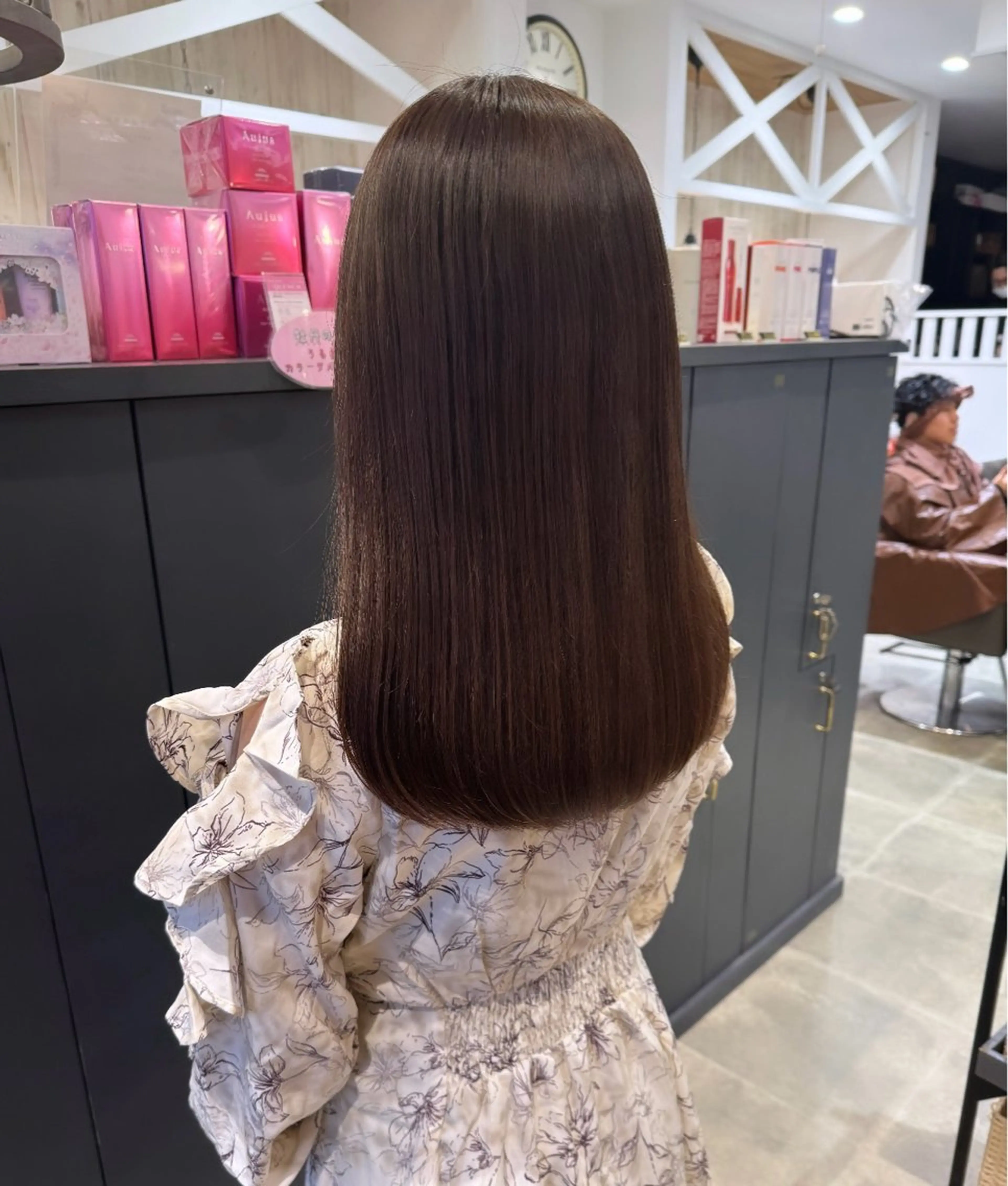 ロング カット ヘアカラー 葵/レイヤーカット/ 韓国風/透明感カラーのヘアスタイル