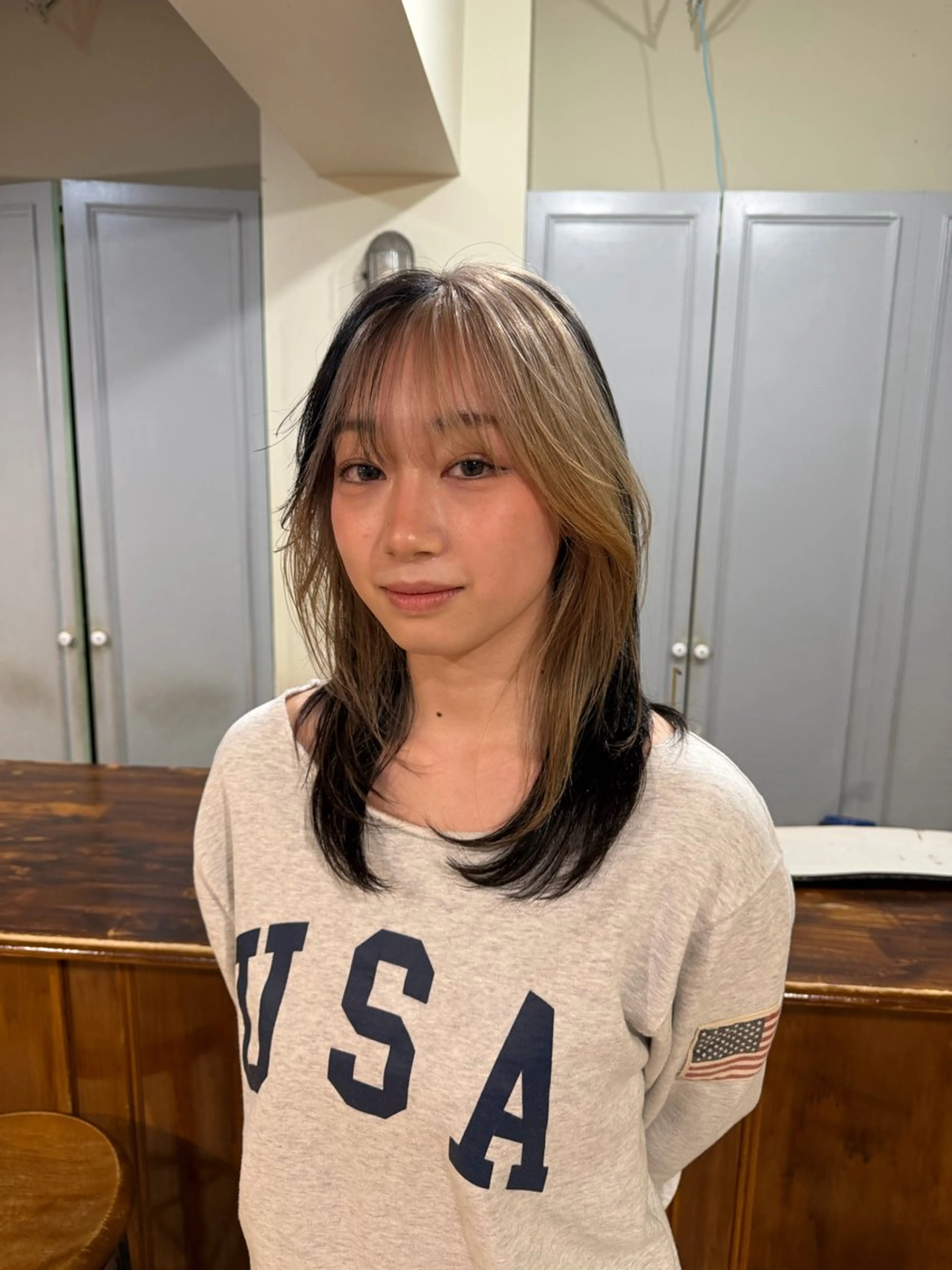 ミディアム カラー ヘアカラー 🤩噂のMr.髪ポジ ティブ®️yu🤩のヘアスタイル