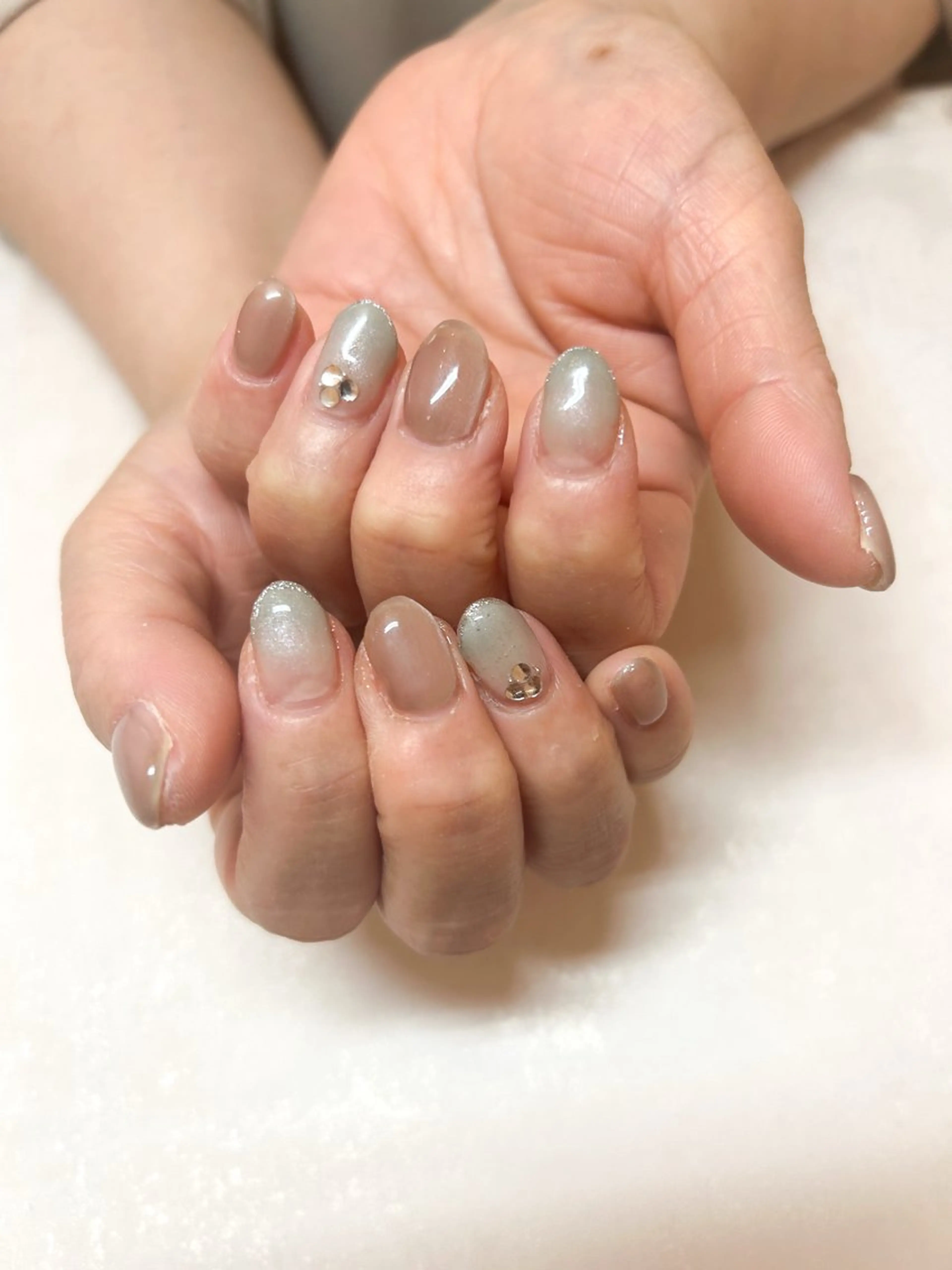 ネイル アートネイル グリーン sun nailのネイルデザイン