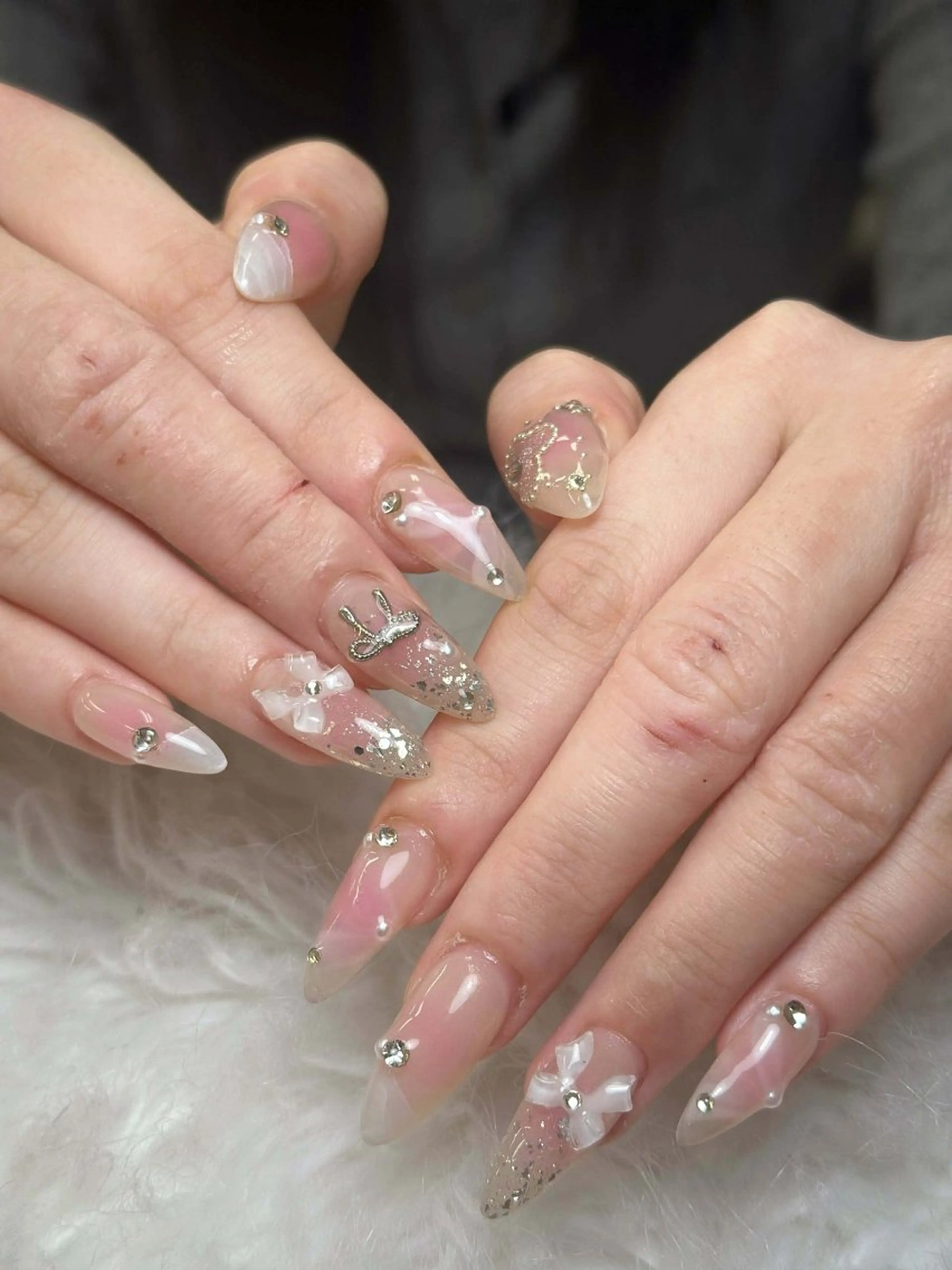 ネイル アートネイル ジェルネイル ニュアンスネイル シンプルネイル ハンドネイル Nie Nail Shinokuboのネイルデザイン