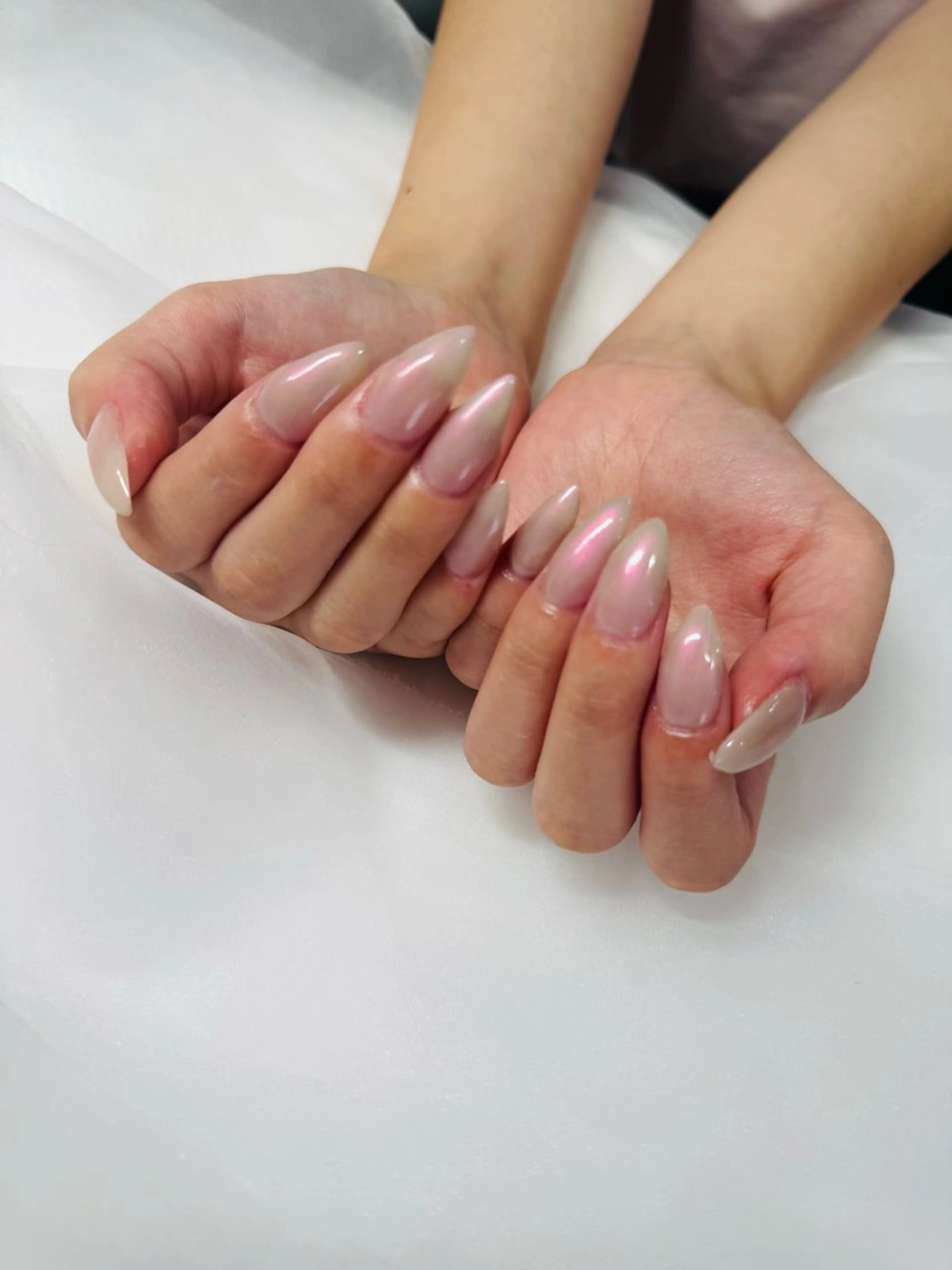 ネイル ワンカラーネイル nail salon　neige所属・向井 唯紀世のネイルデザイン