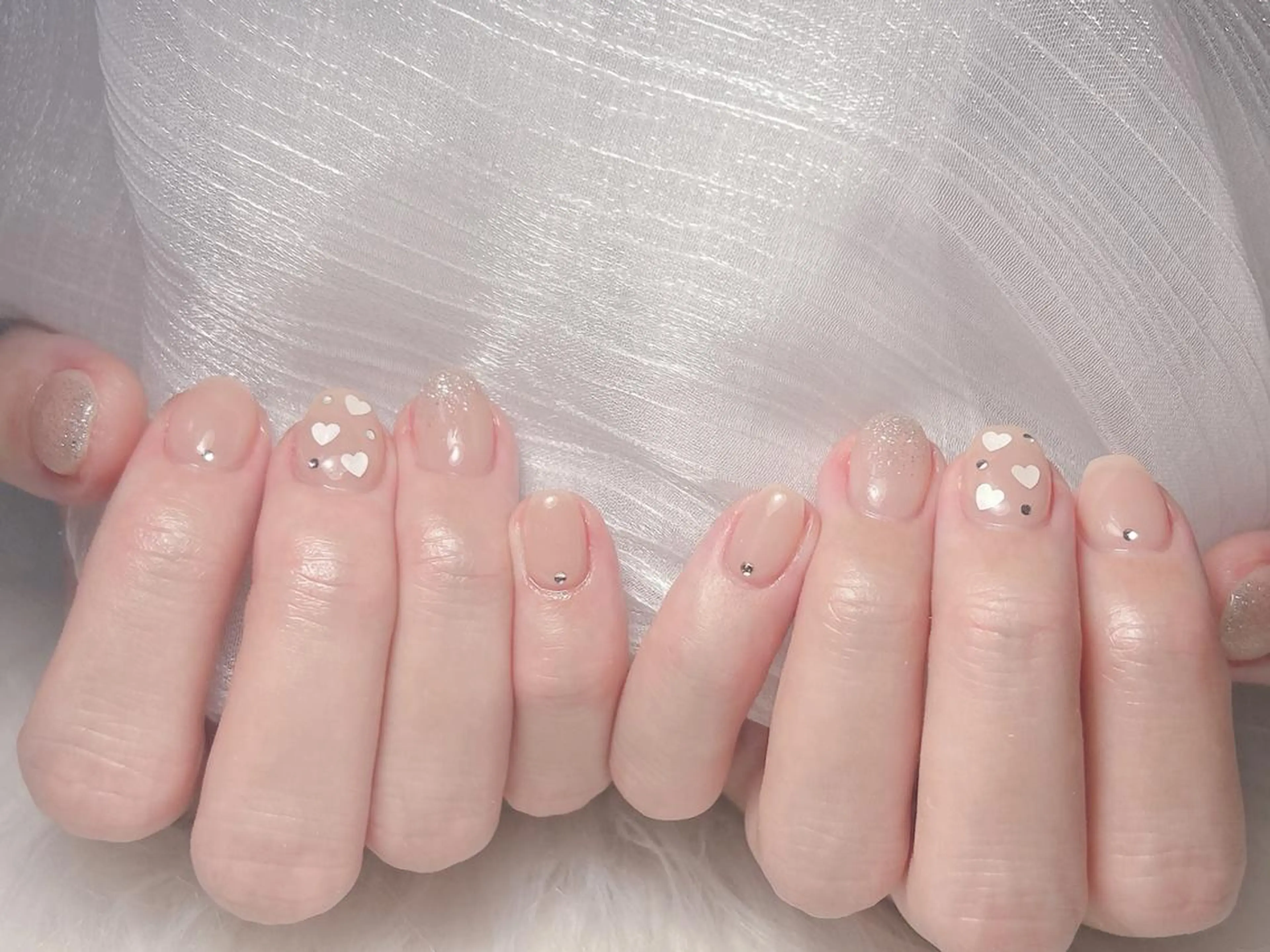 ネイル ハンドネイル ハンドケア 星みこと 長さ出し得意のネイルデザイン