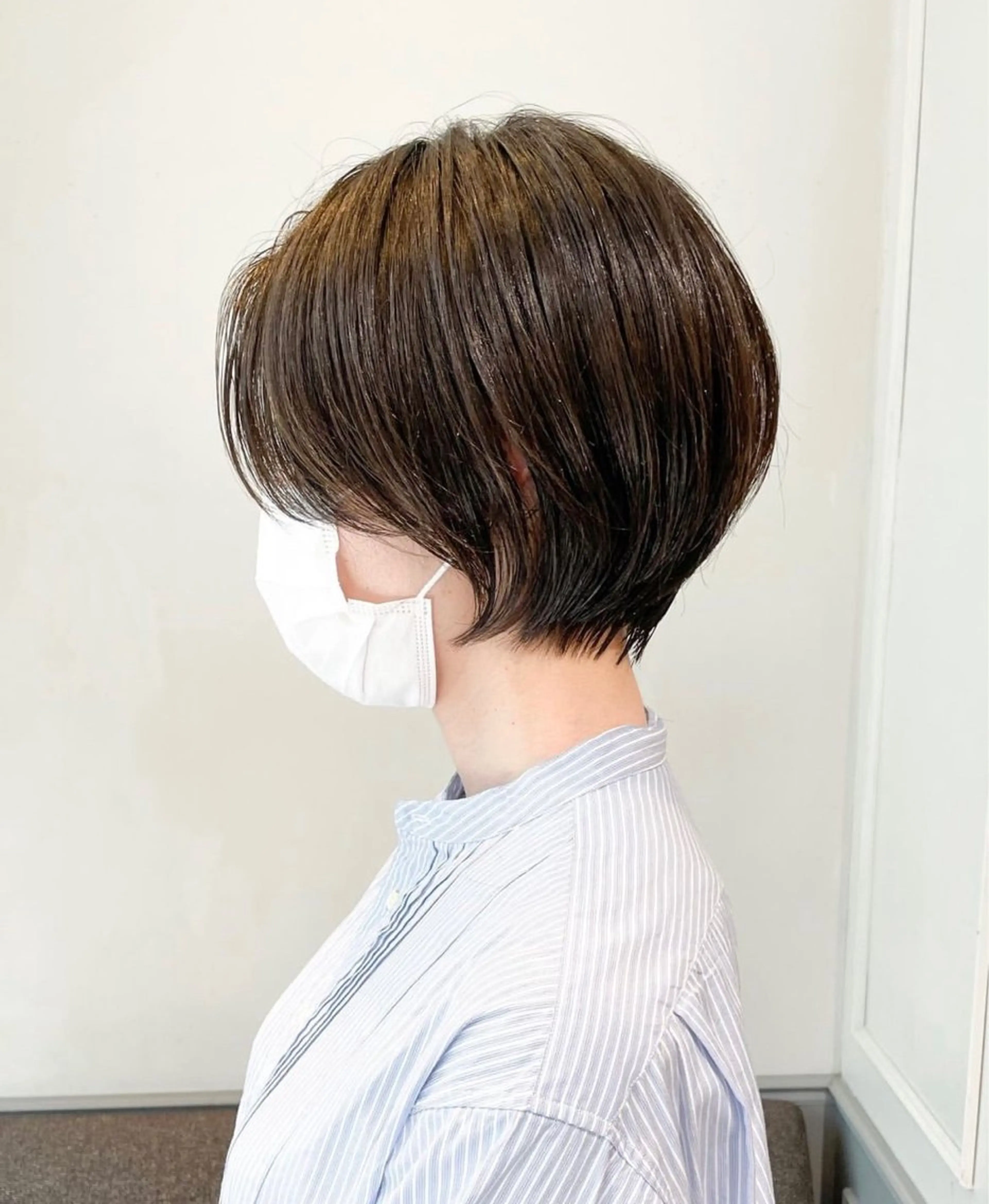 ショート ボブ ブリーチ/miinaのヘアスタイル