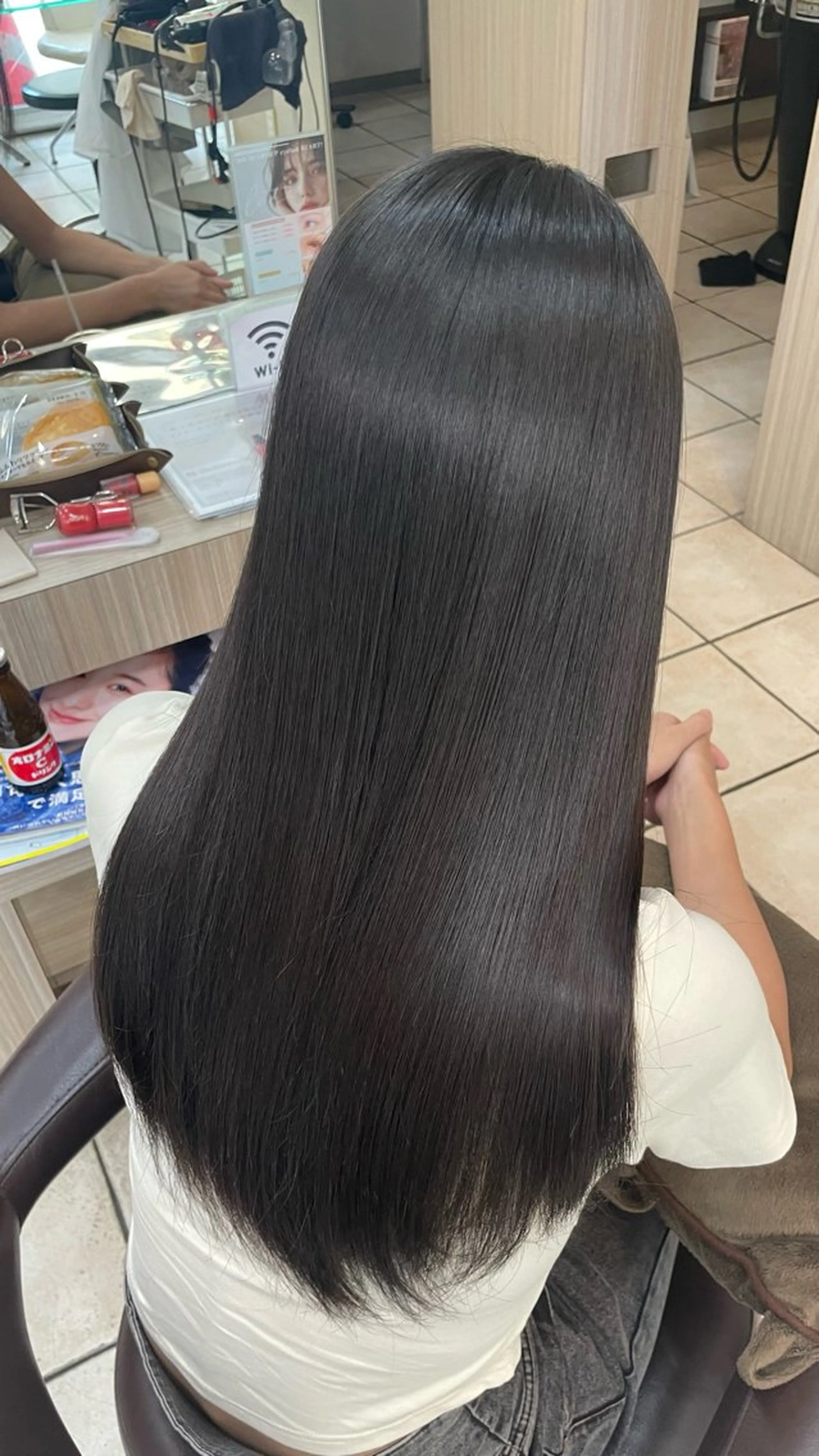 ロング 髪質改善 縮毛矯正 岡山駅/縮毛矯正/ 透明感カラー/中家のヘアスタイル