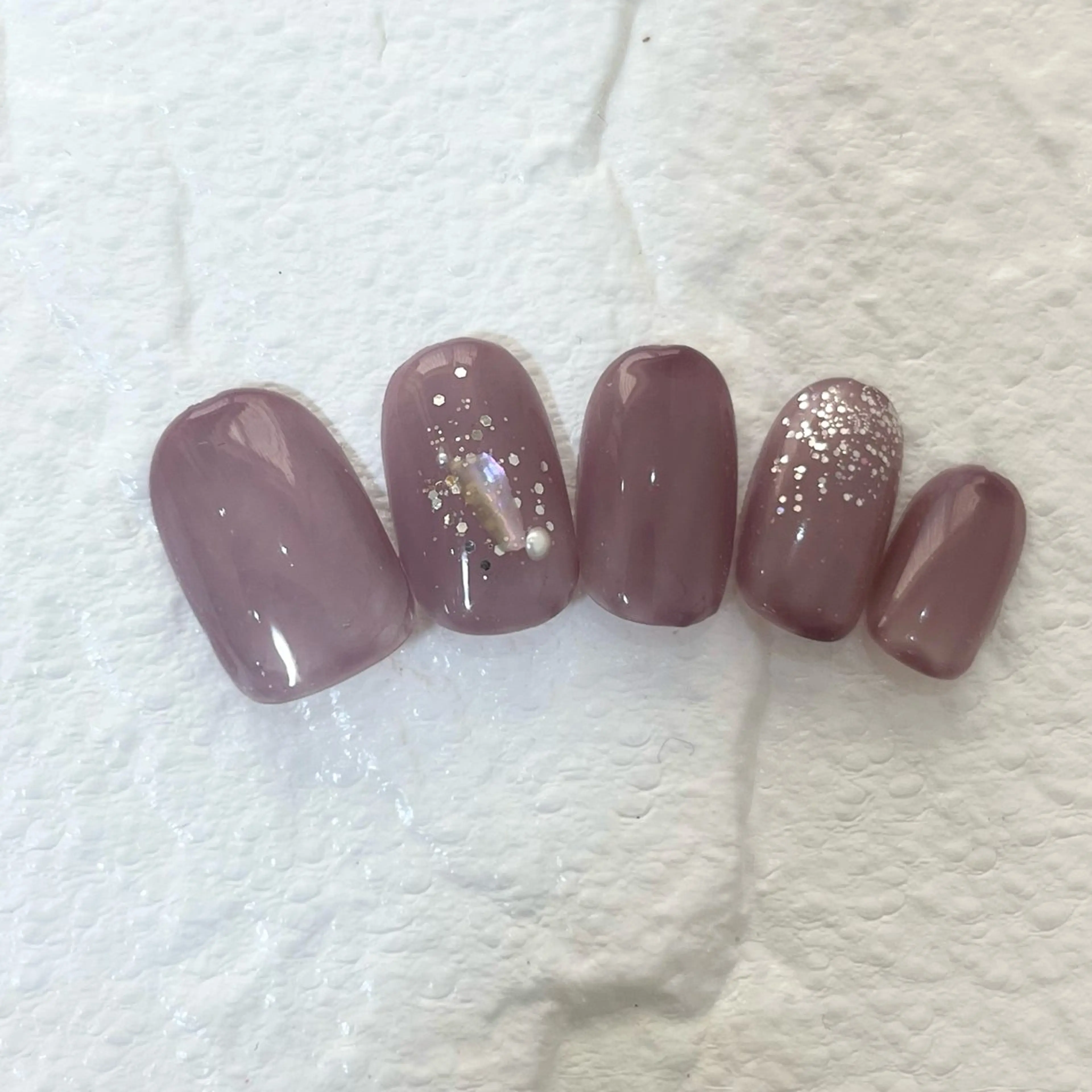 ネイル シンプルネイル Chamuel 三輪のネイルデザイン