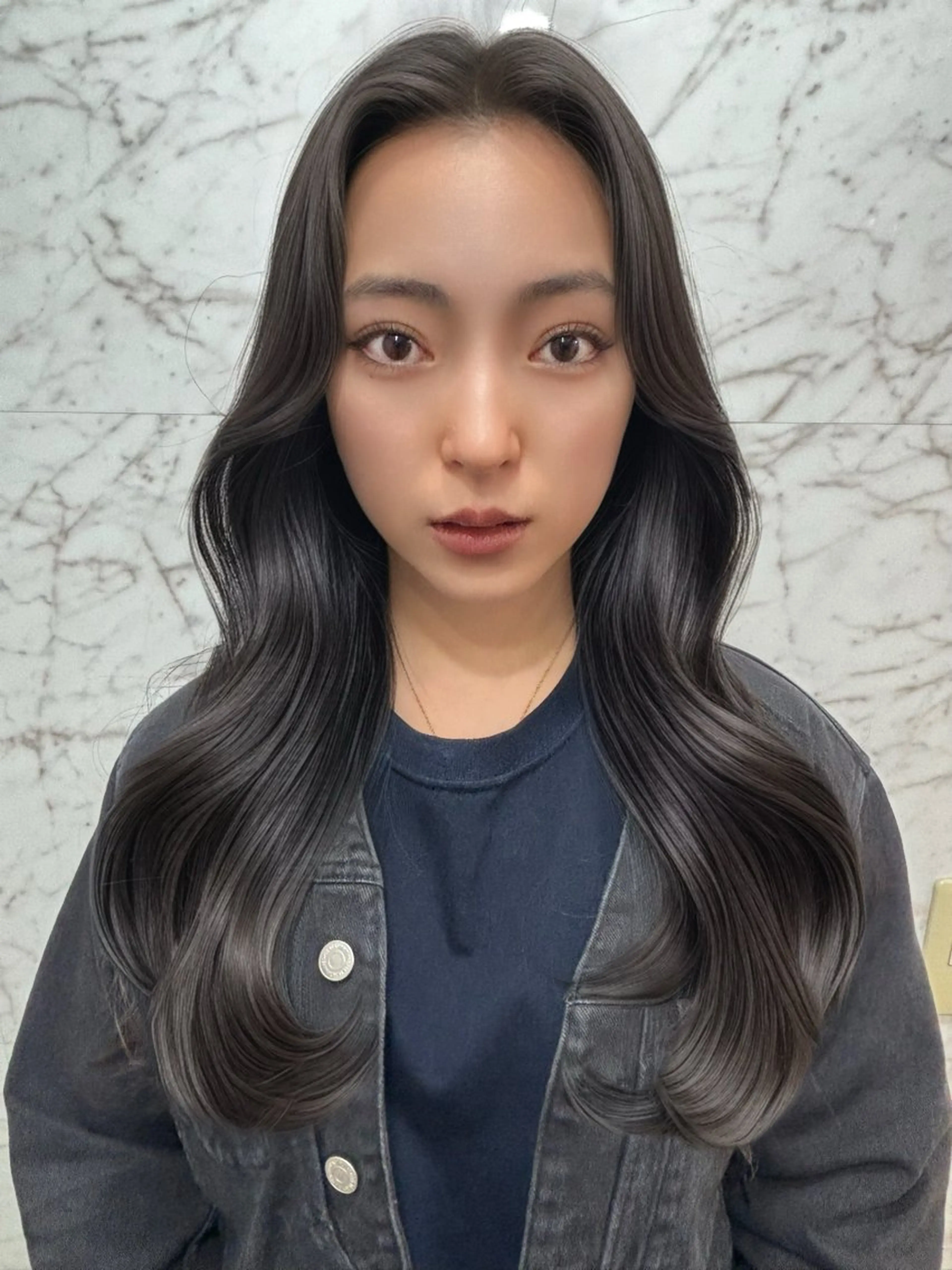 セミロング memories銀座所属・ボブ/透明感カラー/ 艶髪/azumiのヘアスタイル