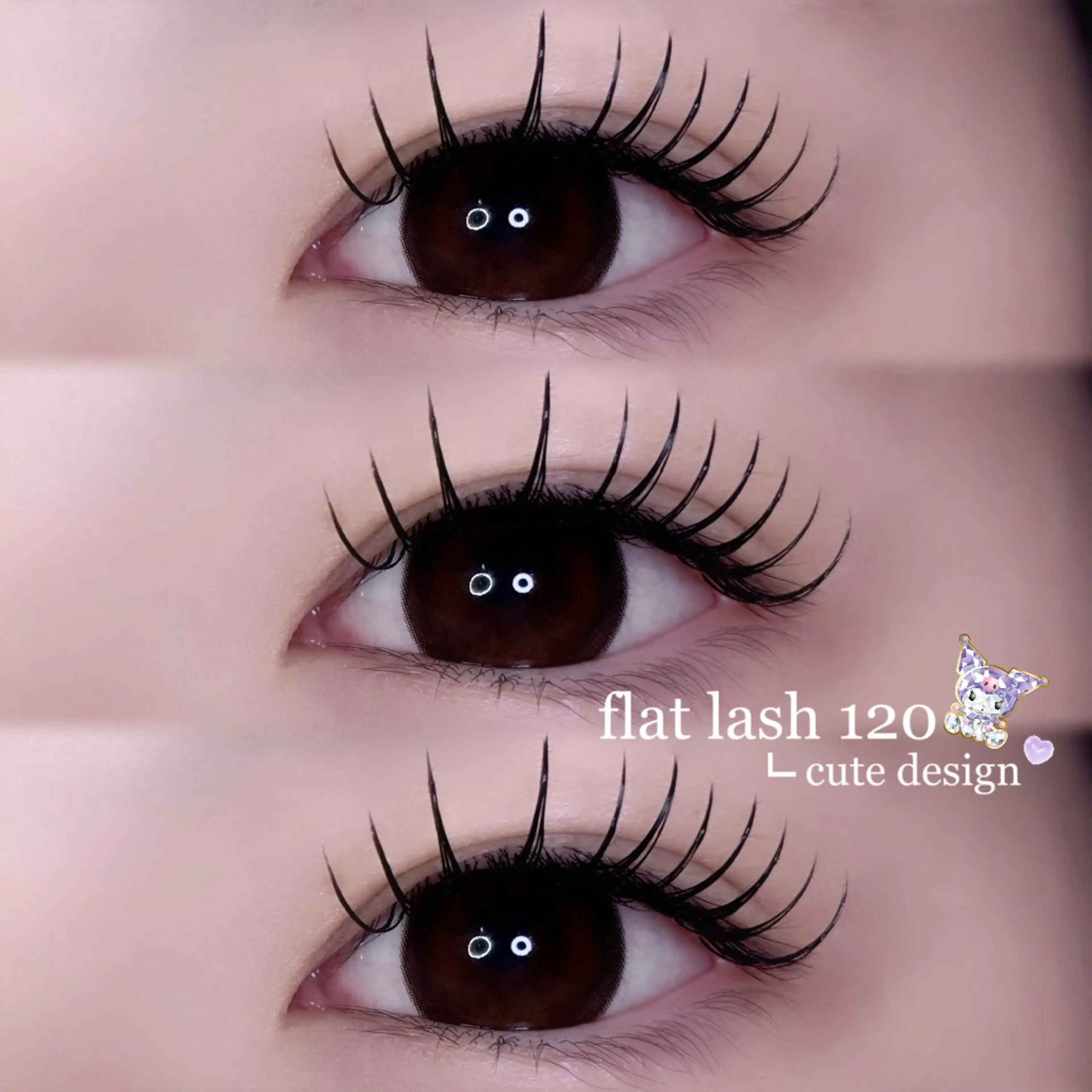 【 新規学割U24 】♡セーブルorフラットラッシュ100～120本♡束感コーティング付🎀⟡.·の写真