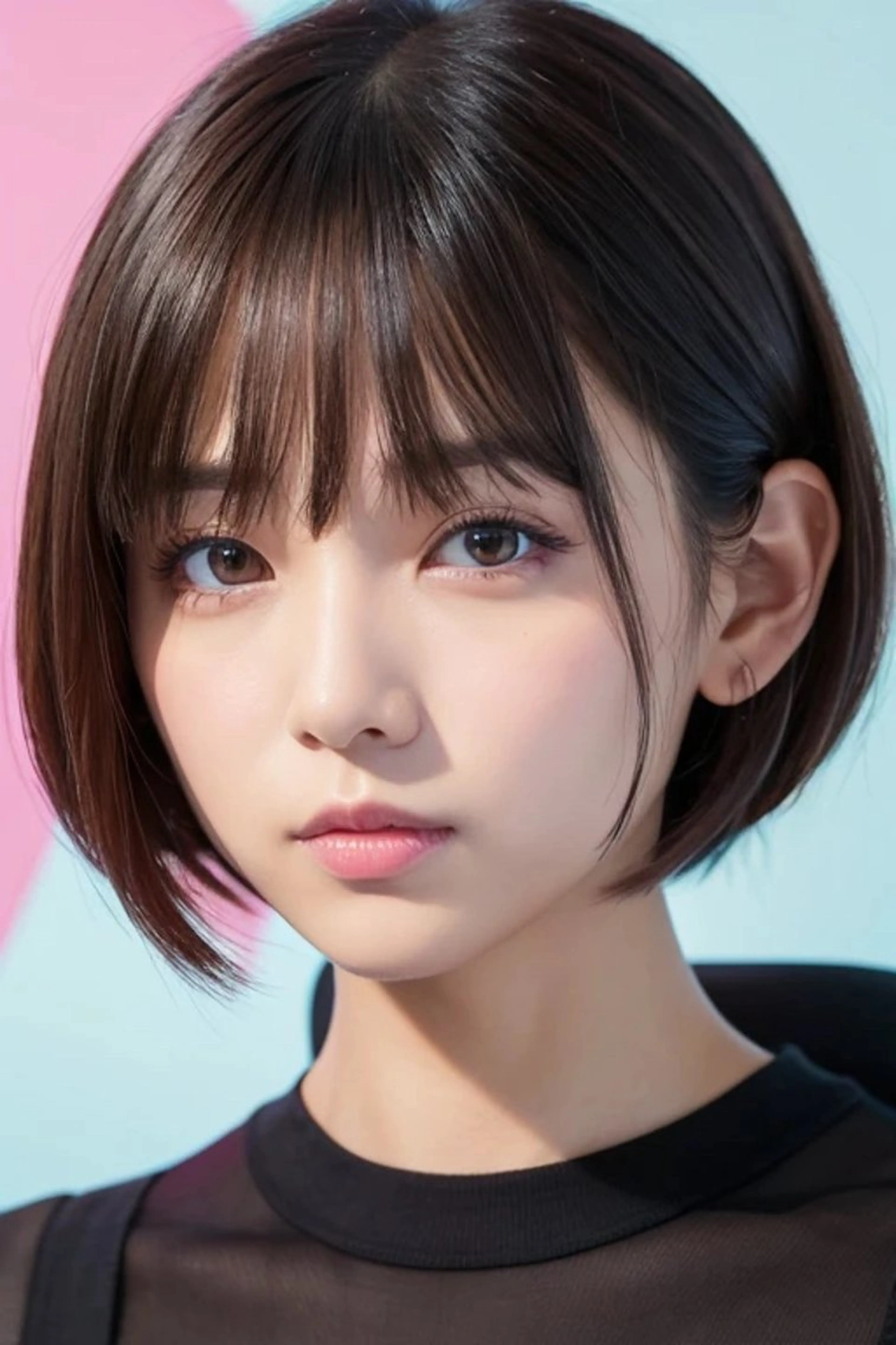 ショート カット StellA所属・アートディレクター ワダヒサノリのヘアスタイル