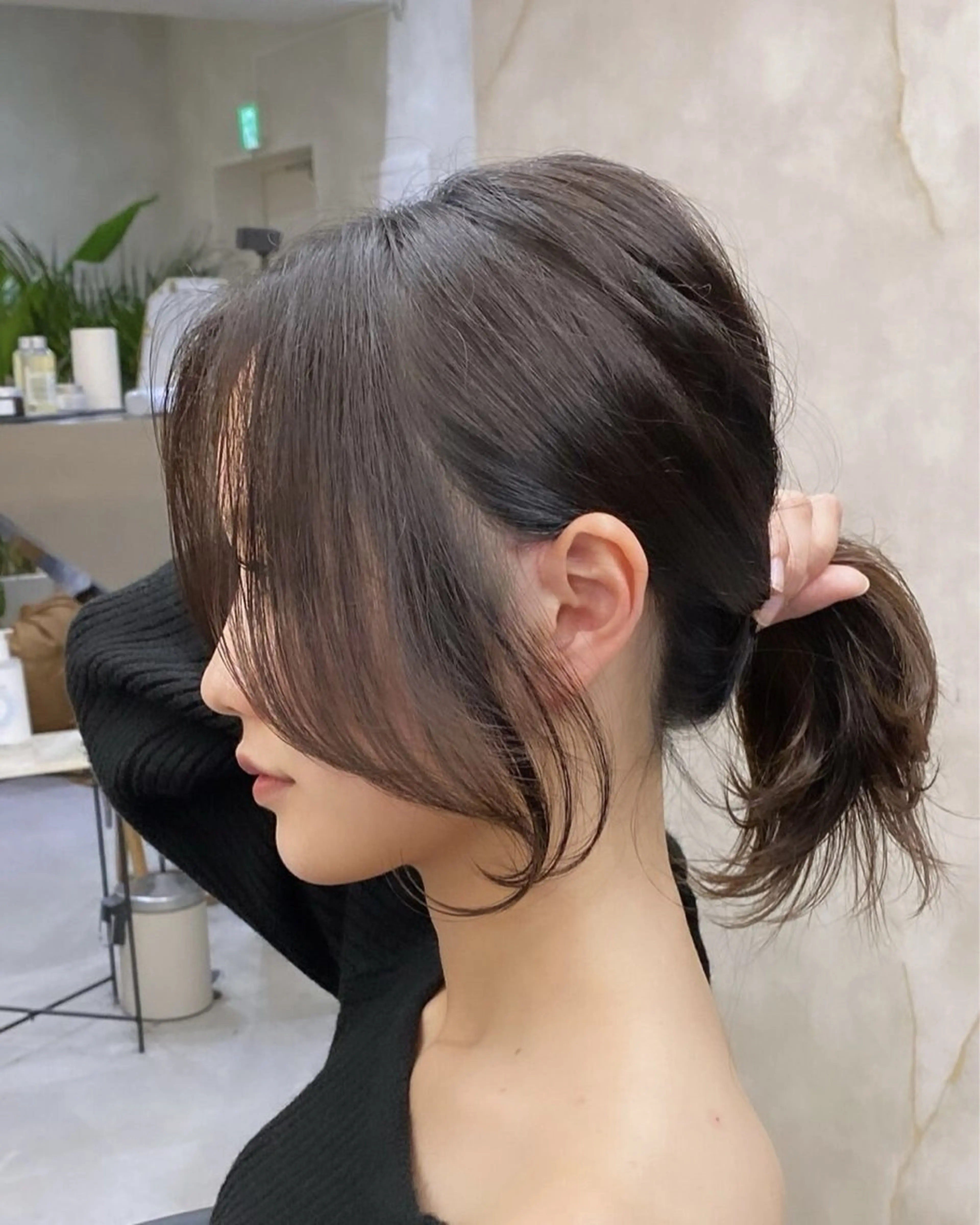 ミディアム カット ヘアカラー トリートメント Hello by Sea所属・レイヤー/艶髪/ボブ /くびれ/伊藤　勇司のヘアスタイル