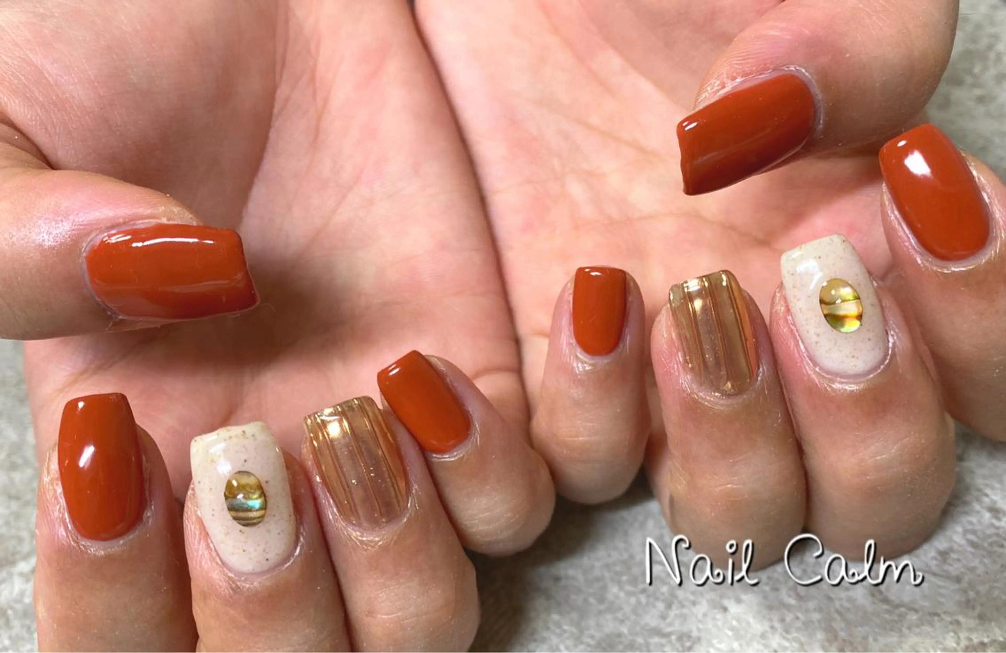 ネイル シンプルネイル ハンドネイル Nail Calm所属・プライベートサロン Calmのネイルデザイン