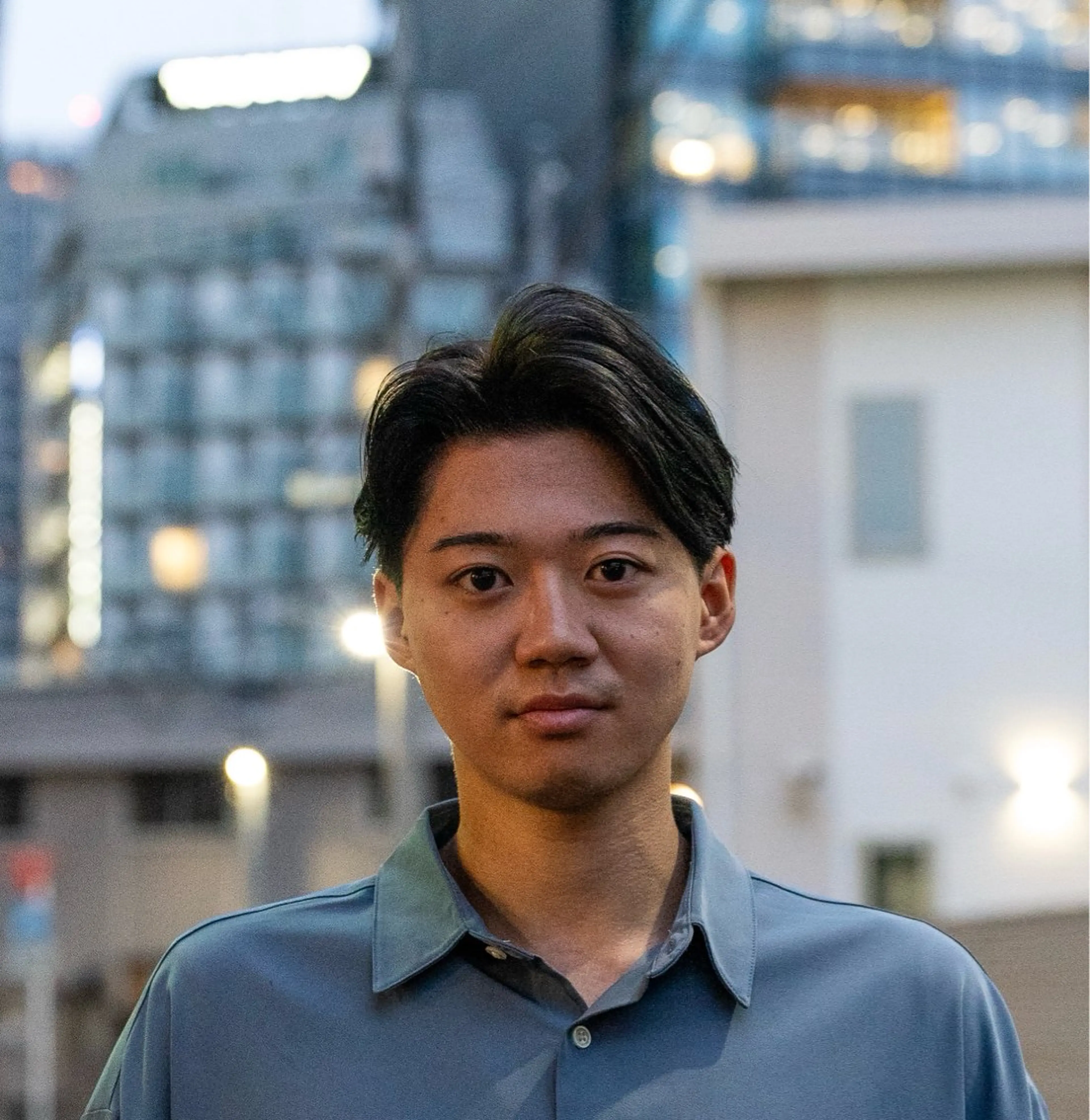 ショート カラー パーマ メンズ センターパート カット 🔗メンズサロン🔗 Kieのヘアスタイル