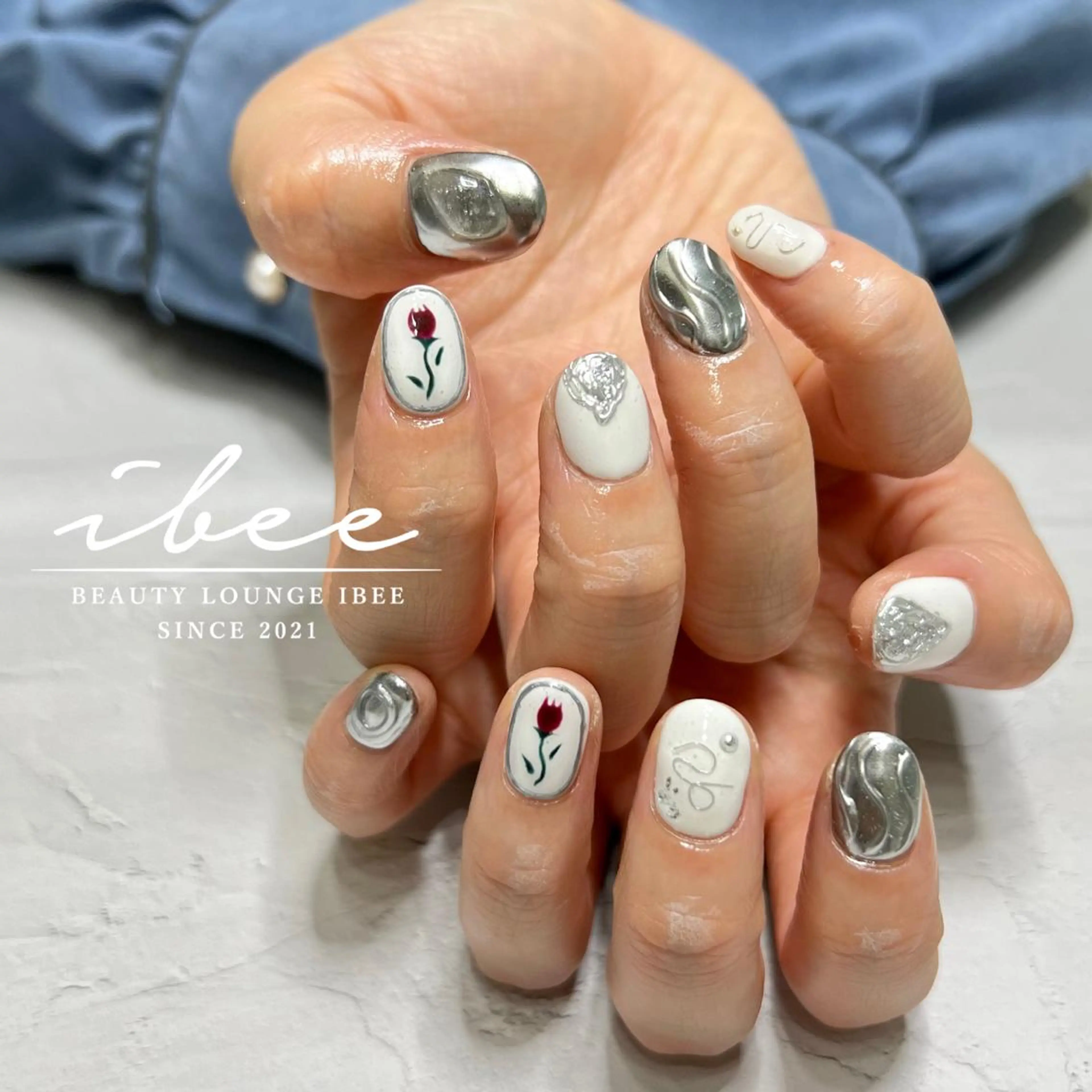 ハンドネイル ibee nail 🤍yumiのネイルデザイン