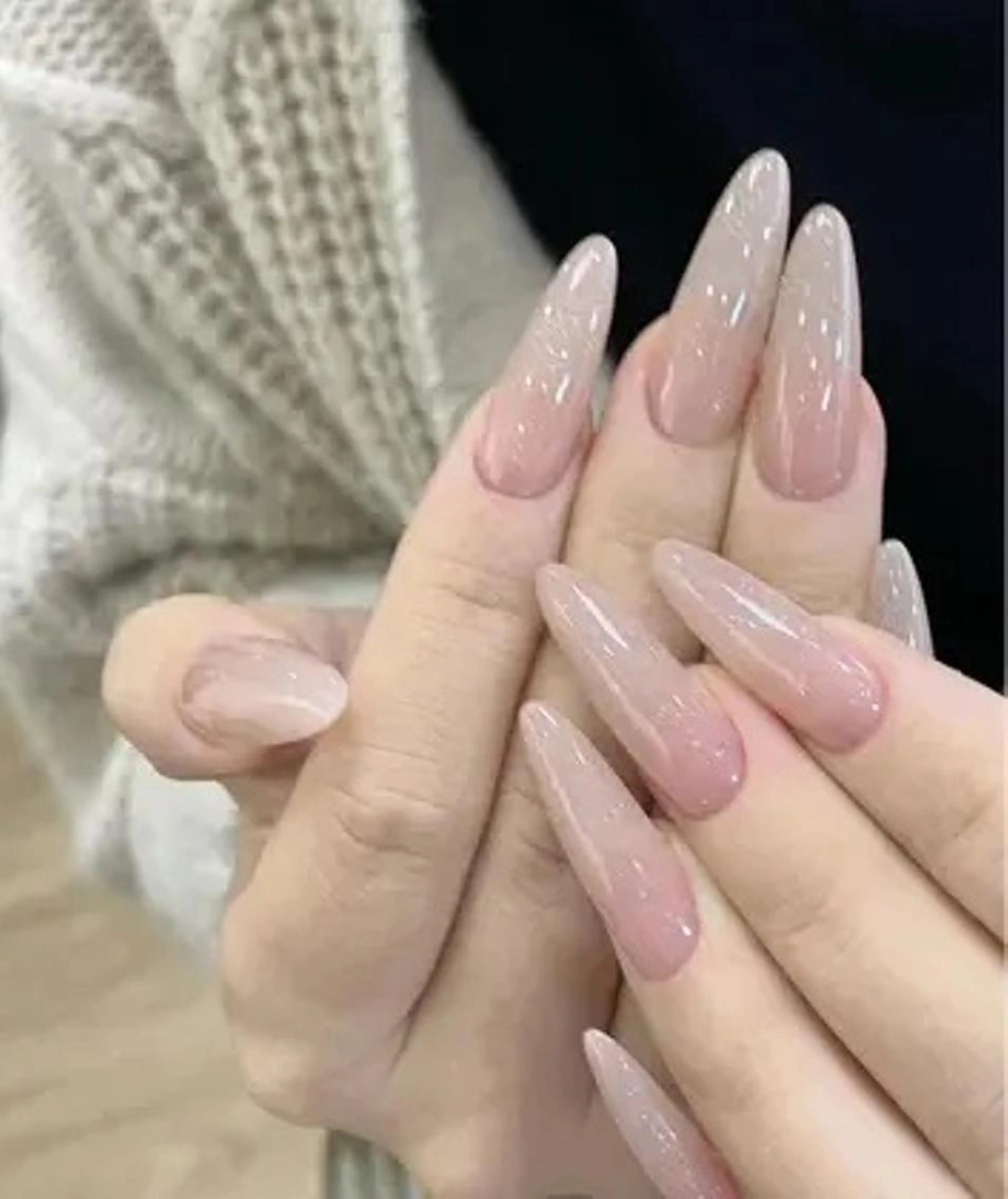 チップ長さだしワンカラーの写真