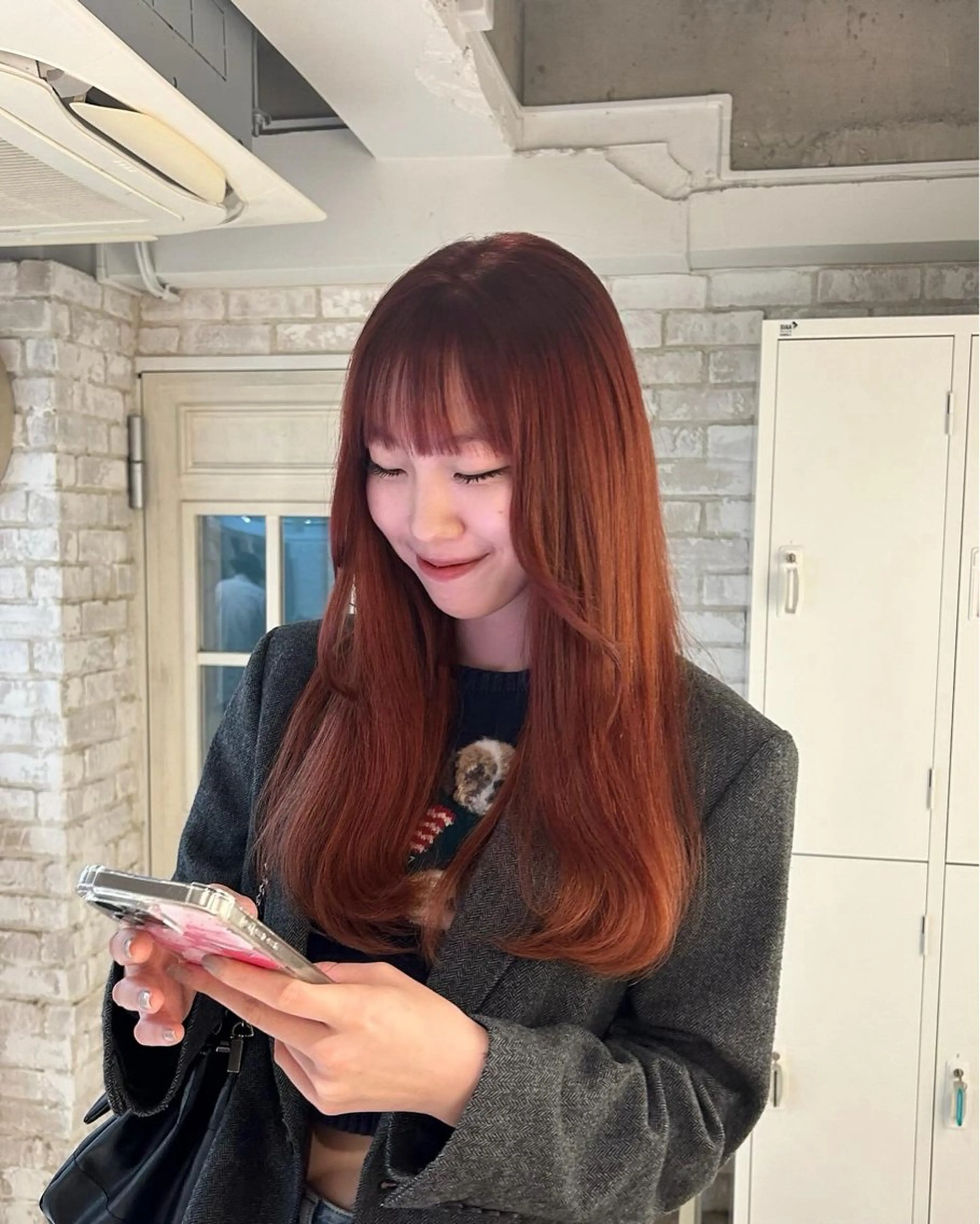 ロング エクステ ロング ヘアカラー エクステ Ogane Mikotoのヘアスタイル