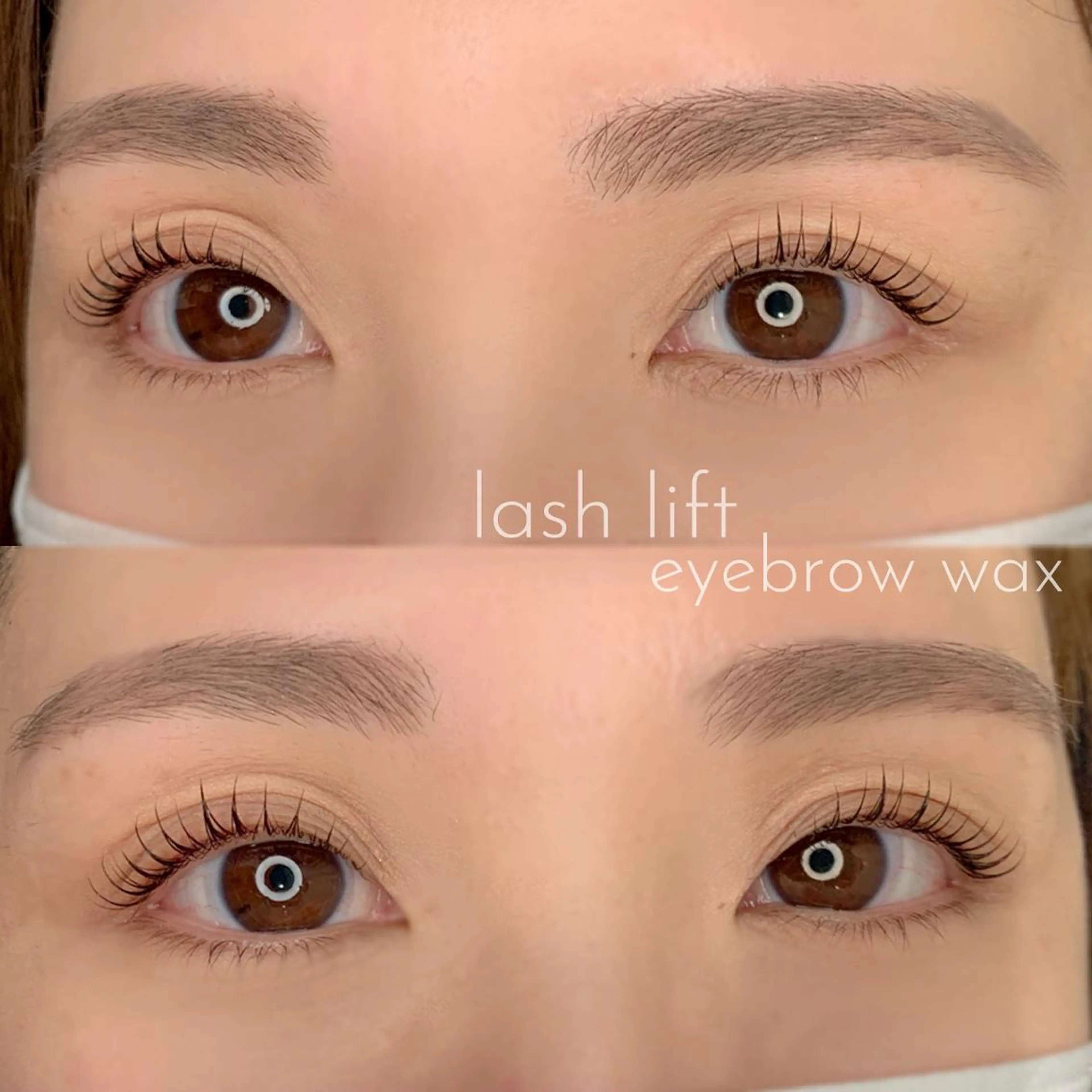 眉Wax＋まつ毛パーマ/パリジェンヌラッシュの写真