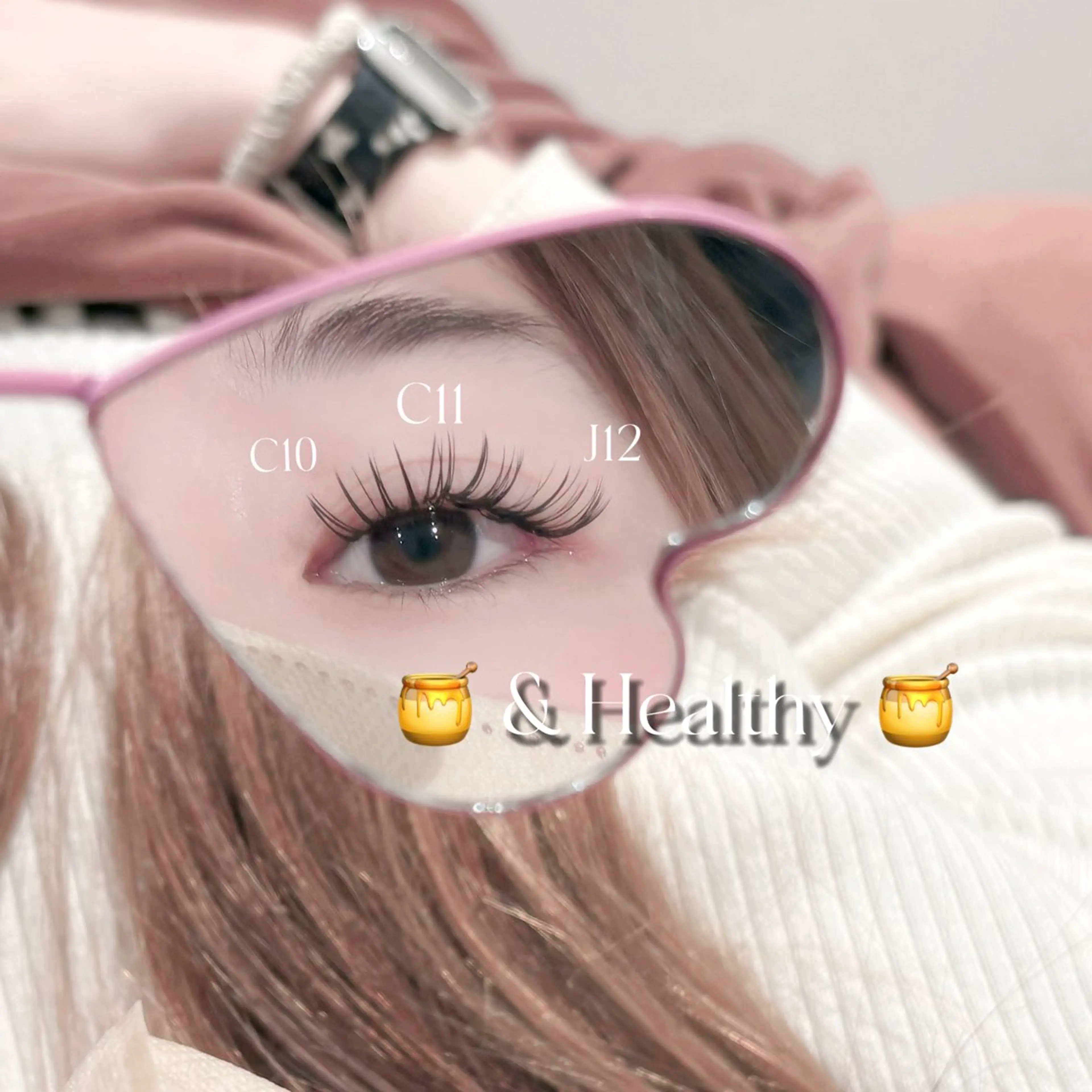 【🎀💓盛れ確eye💓🎀】＆Healthy（アンドヘルシー）✨LEDエクステパーマ１２０​〜​１６０本《指名料込み》の写真