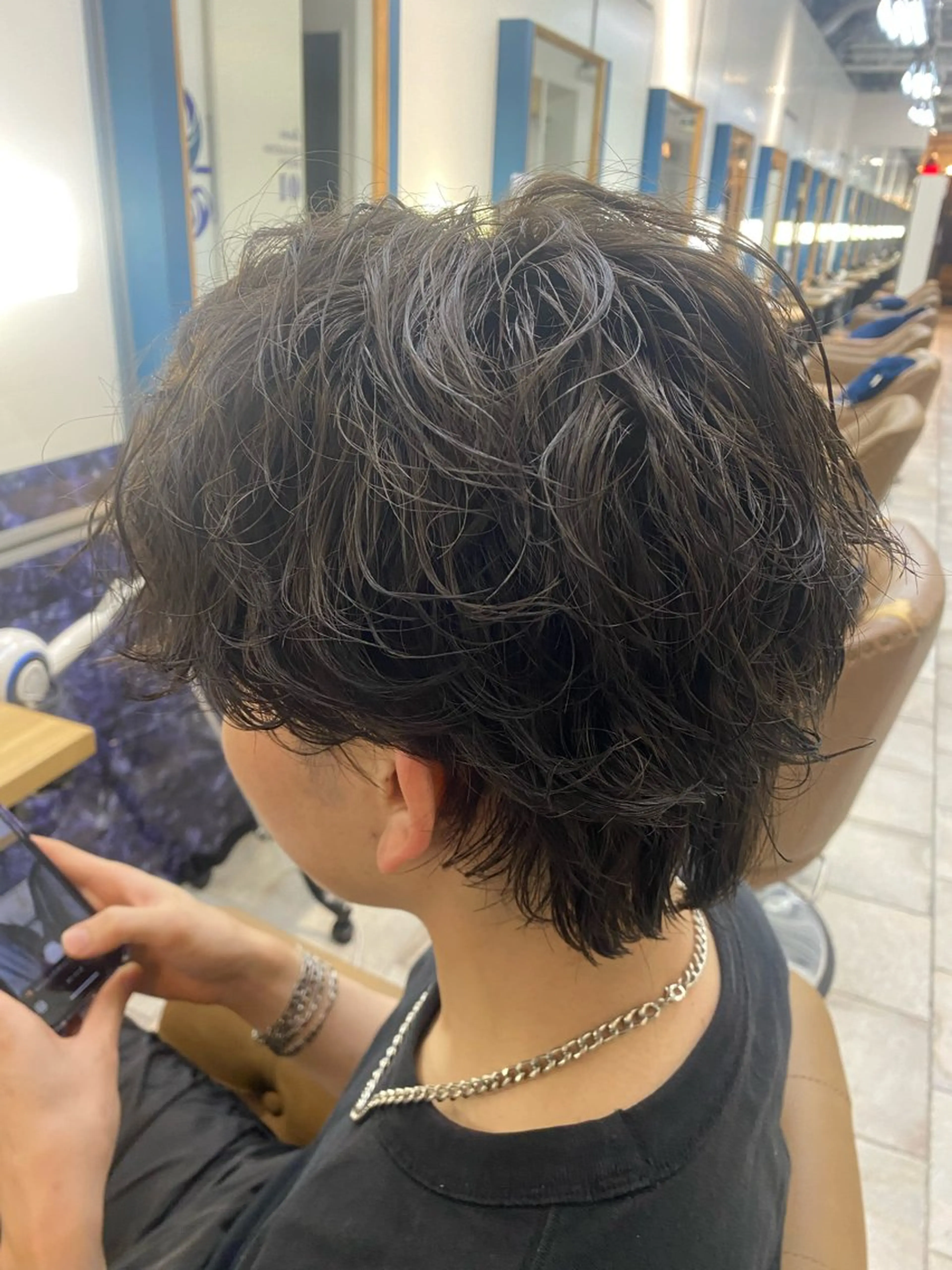 【🌀メンズ・レディースパーマ🌀】クリープパーマ＋炭酸spaの写真