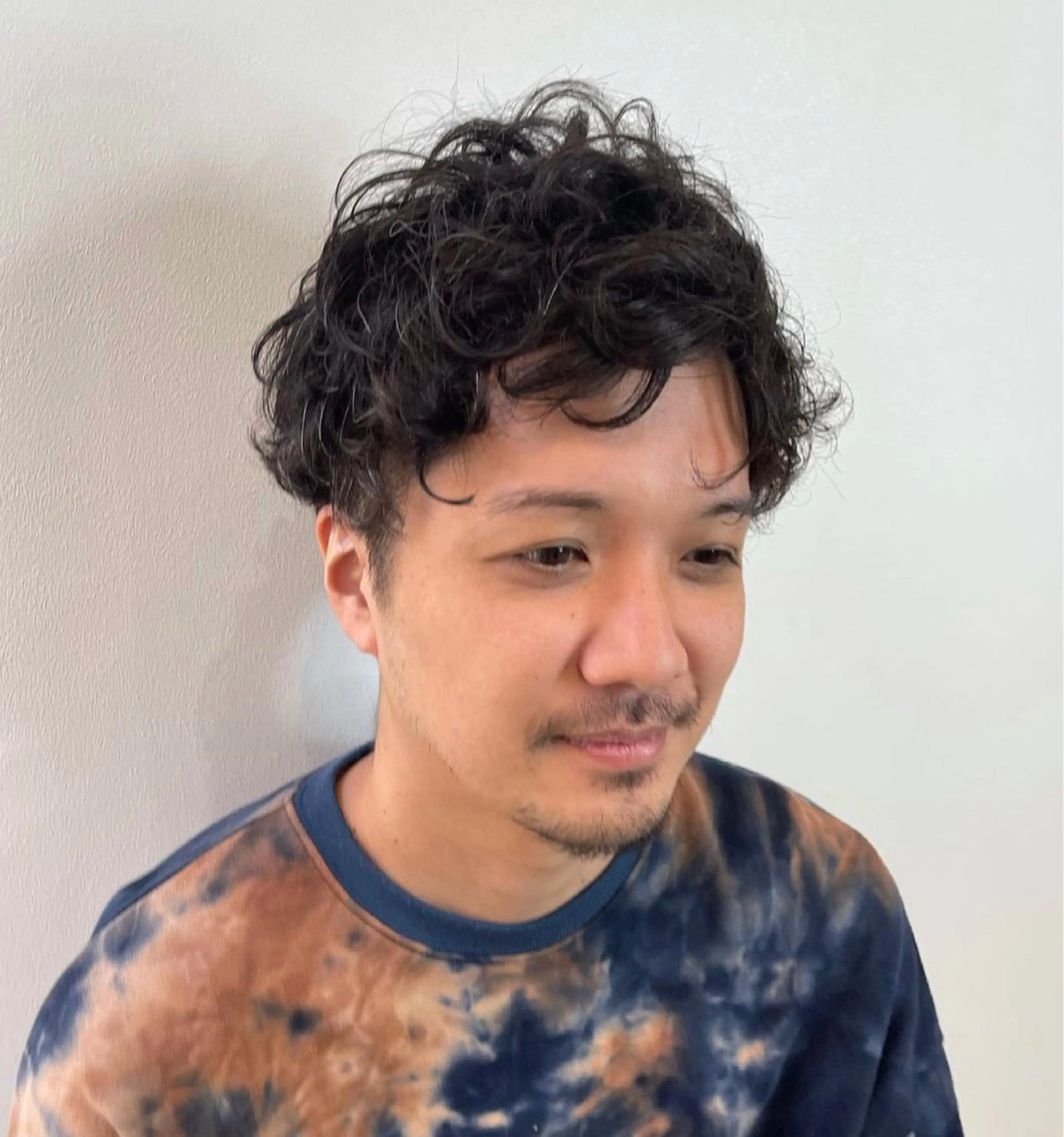 ショート パーマ メンズ メンズパーマ メンズカット/石川のヘアスタイル