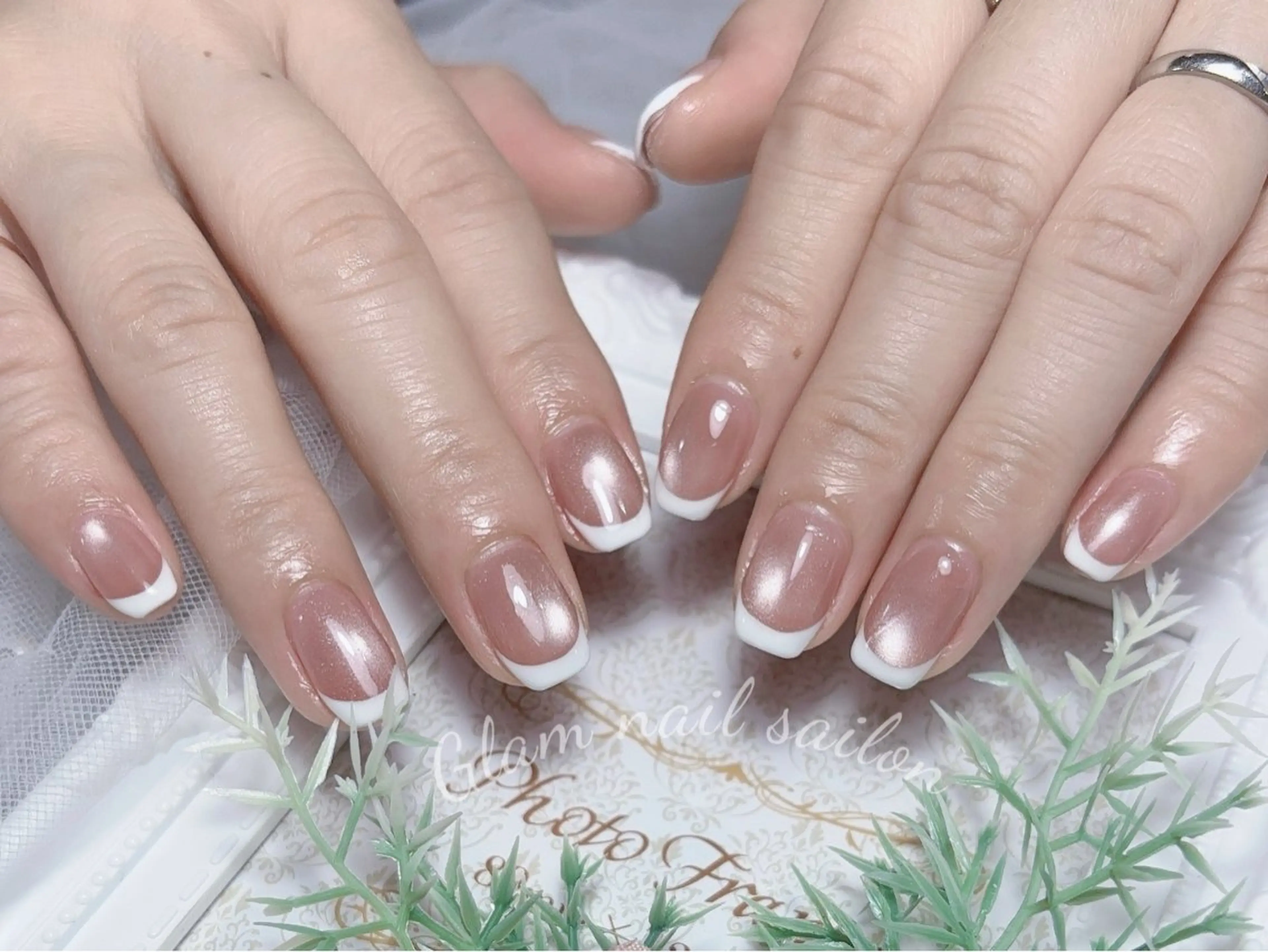 ネイル エツメ💅 長さだし🎀デザインのネイルデザイン