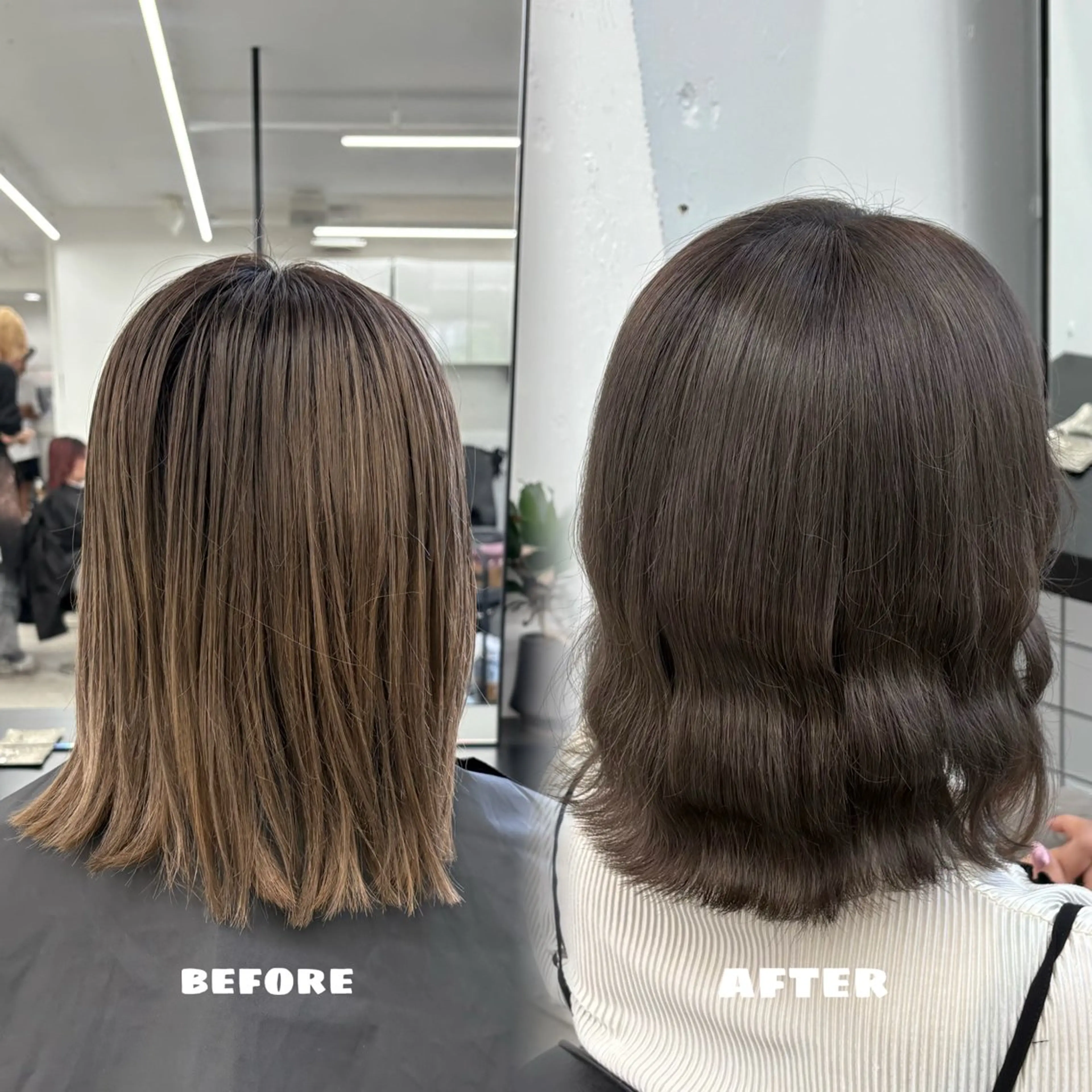 ミディアム カラー グレージュ ヘアカラー 🌟ゆりあ🌟 JILLSTUDIOのヘアスタイル