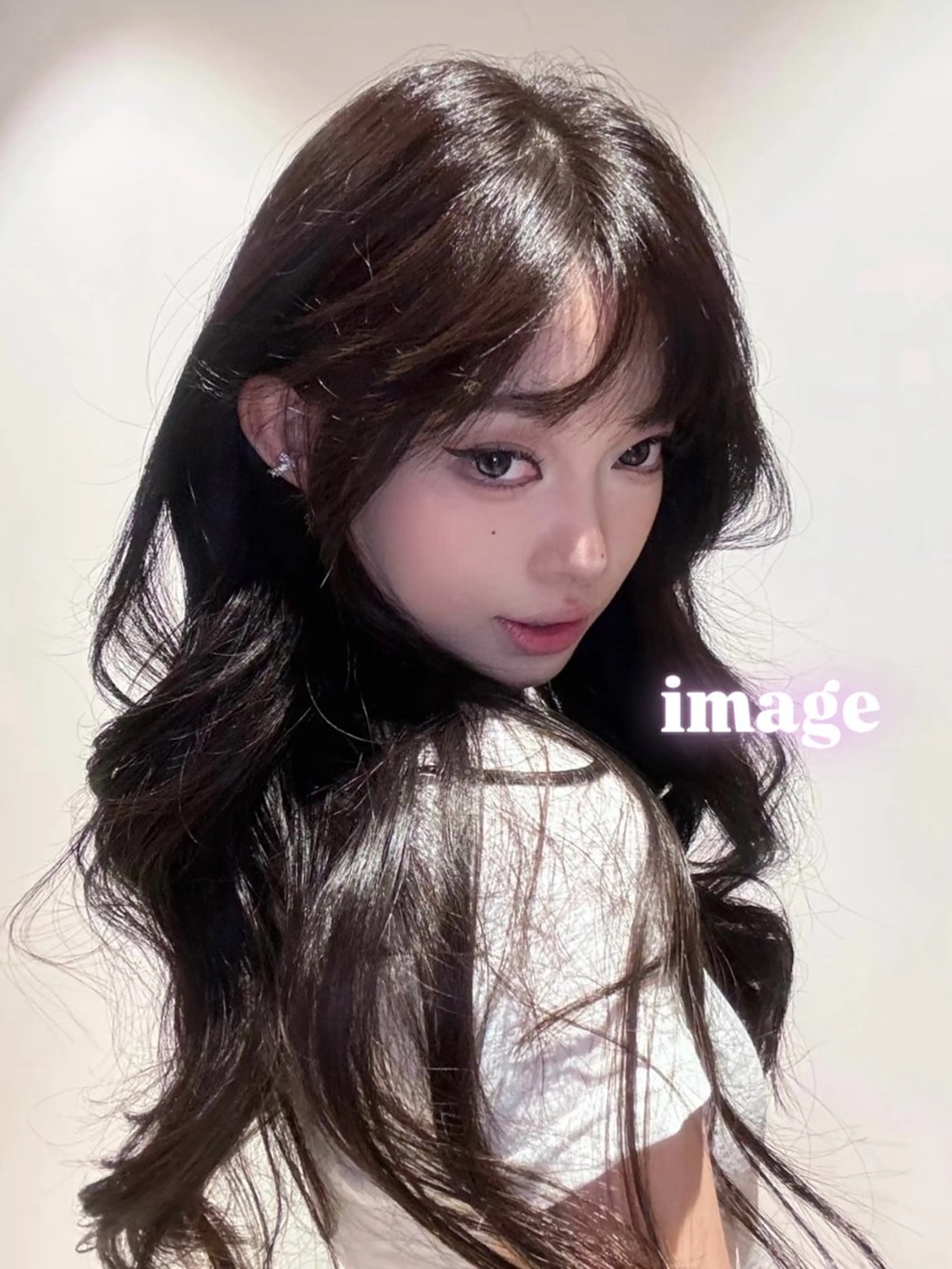 カラー yuuka 🖤韓国ヘア🖤のヘアスタイル