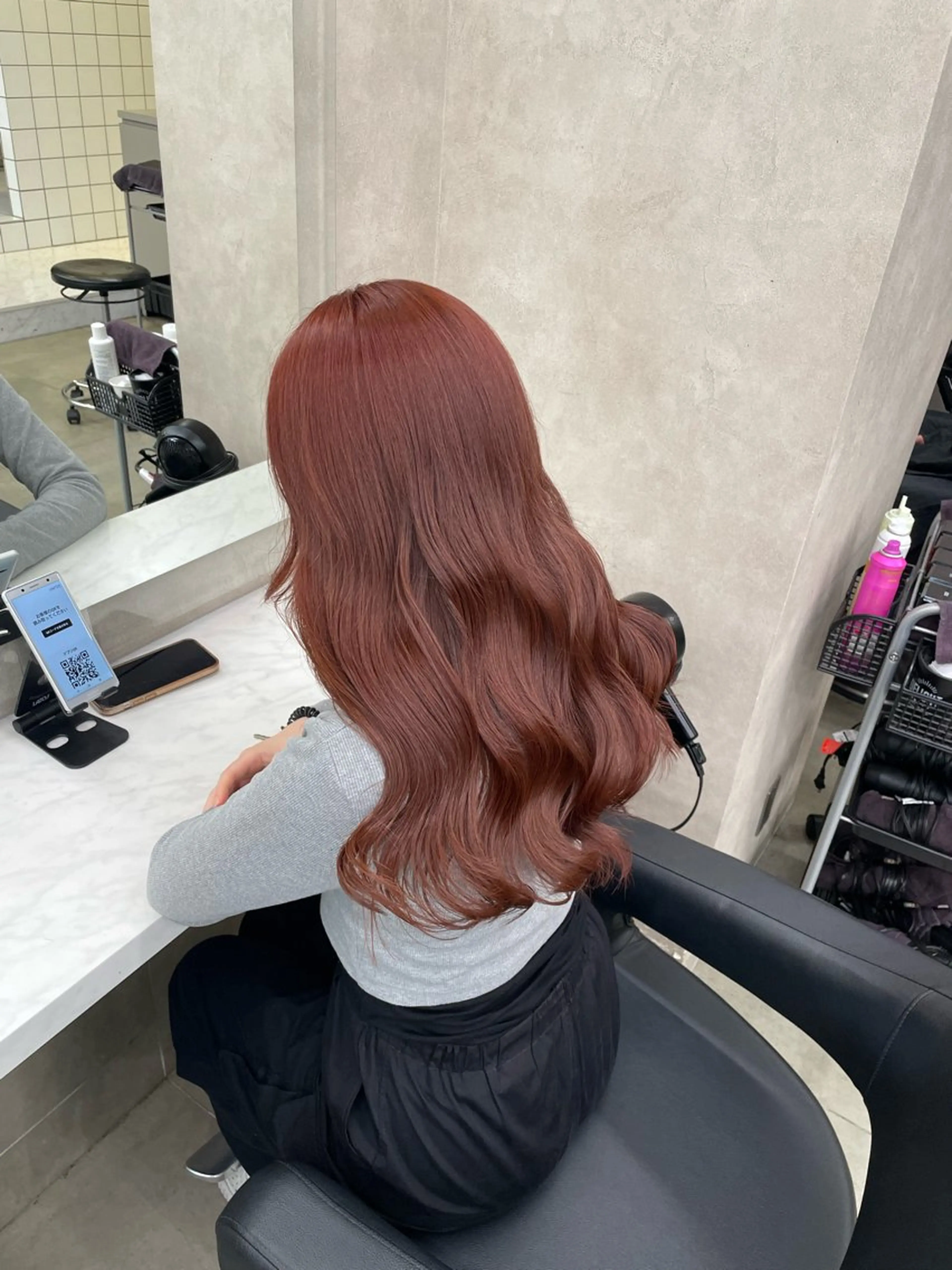 ロング カラー ヘアアレンジ ヘアカラー トリートメント ヘアセット 💗横浜美容室 💗HARUNAのヘアスタイル