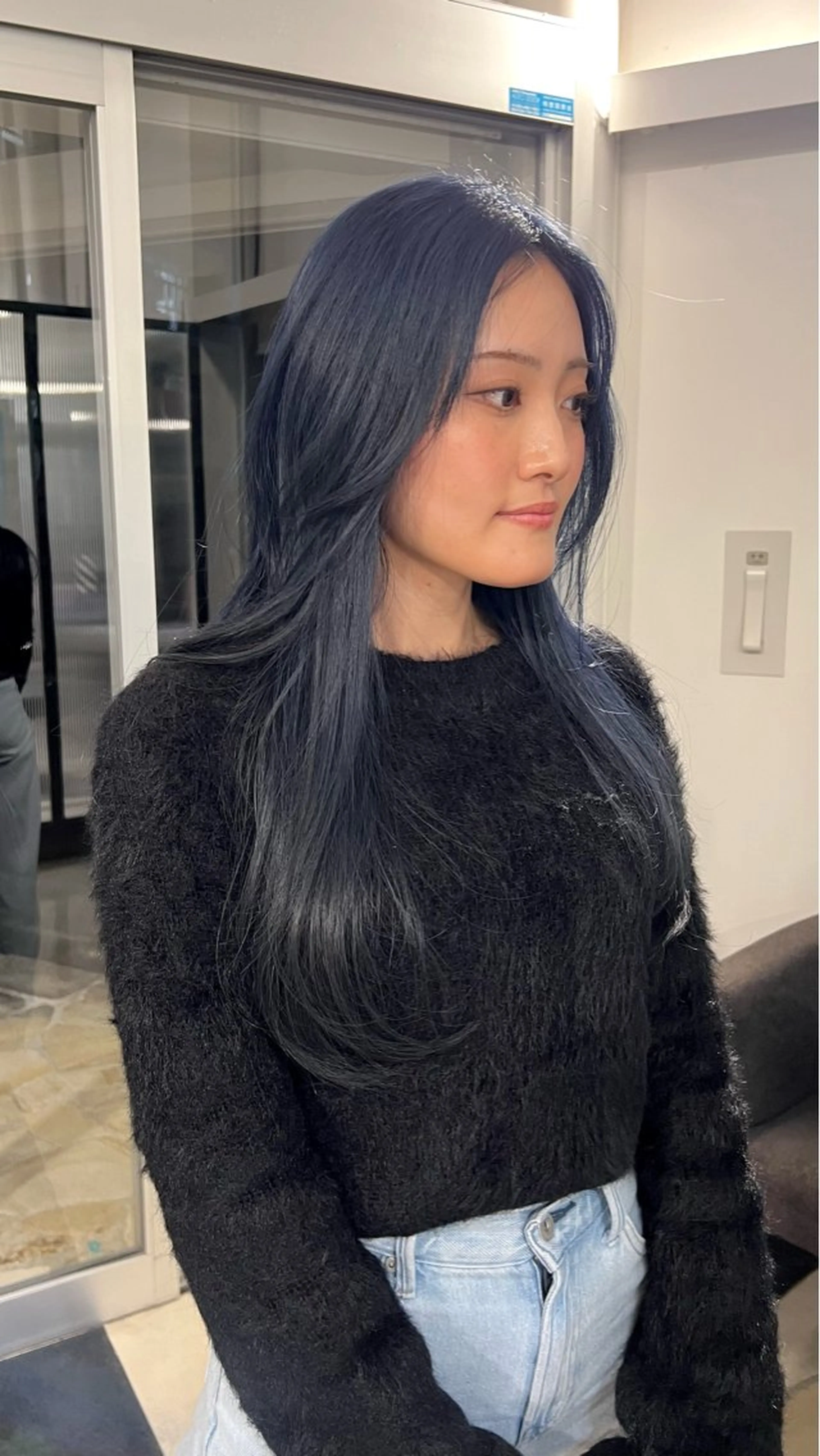 カラー ハイトーン／ レイヤー／ボブのヘアスタイル