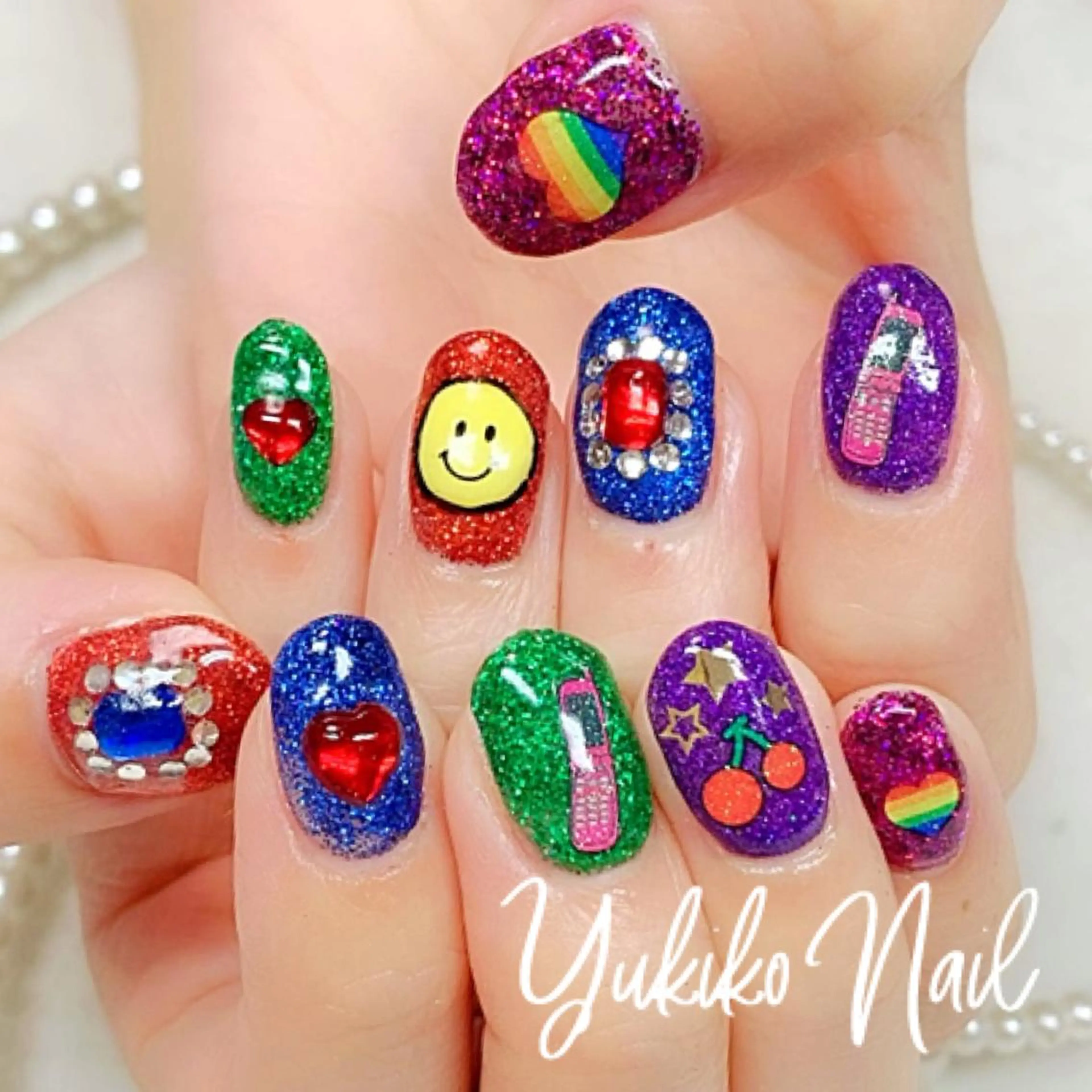 ネイル 持ち込み ハンドネイル ユキコ ネイルのネイルデザイン