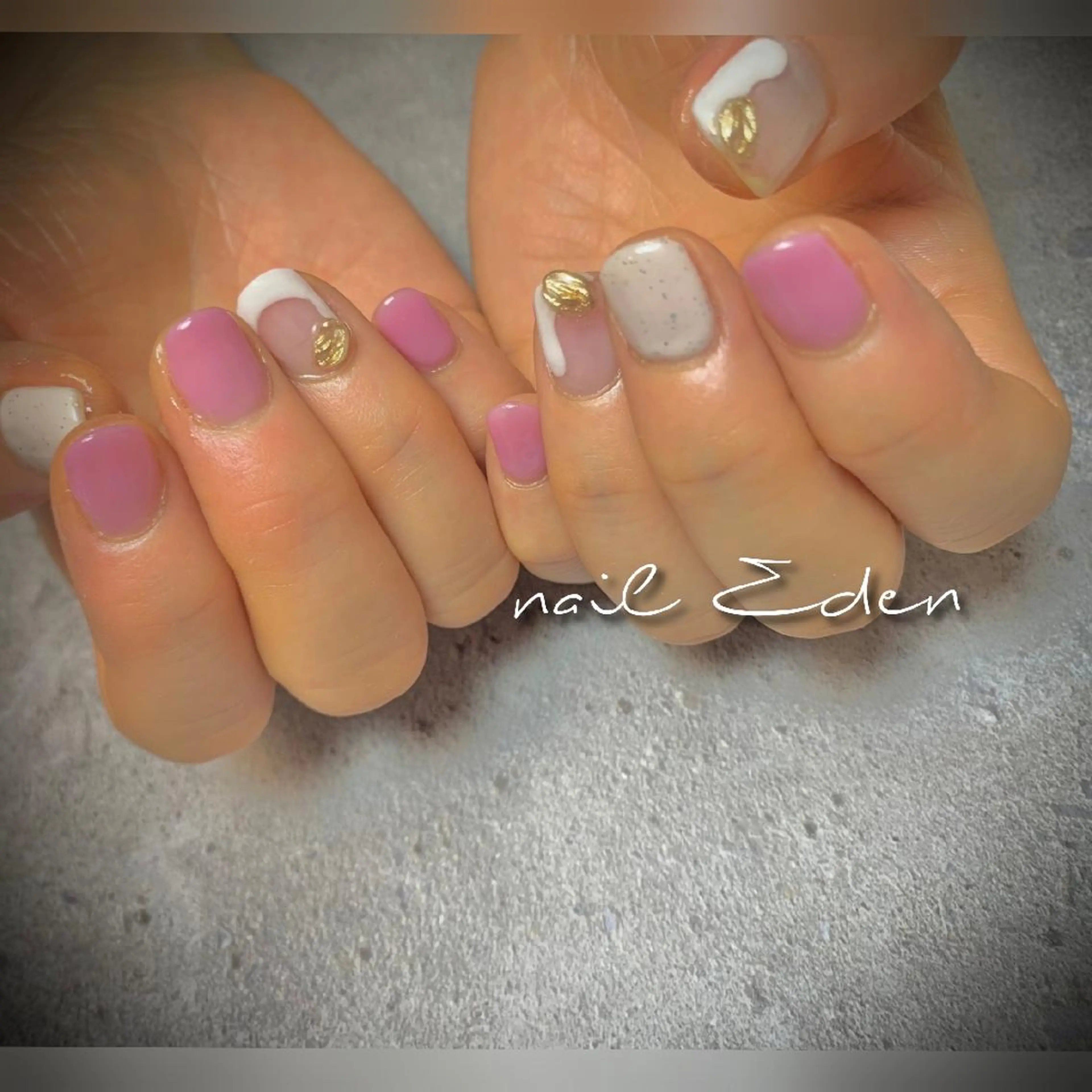 ネイル 持ち込み ハンドネイル ハンドケア Eden　private nail saron所属・Eden ♾️のネイルデザイン
