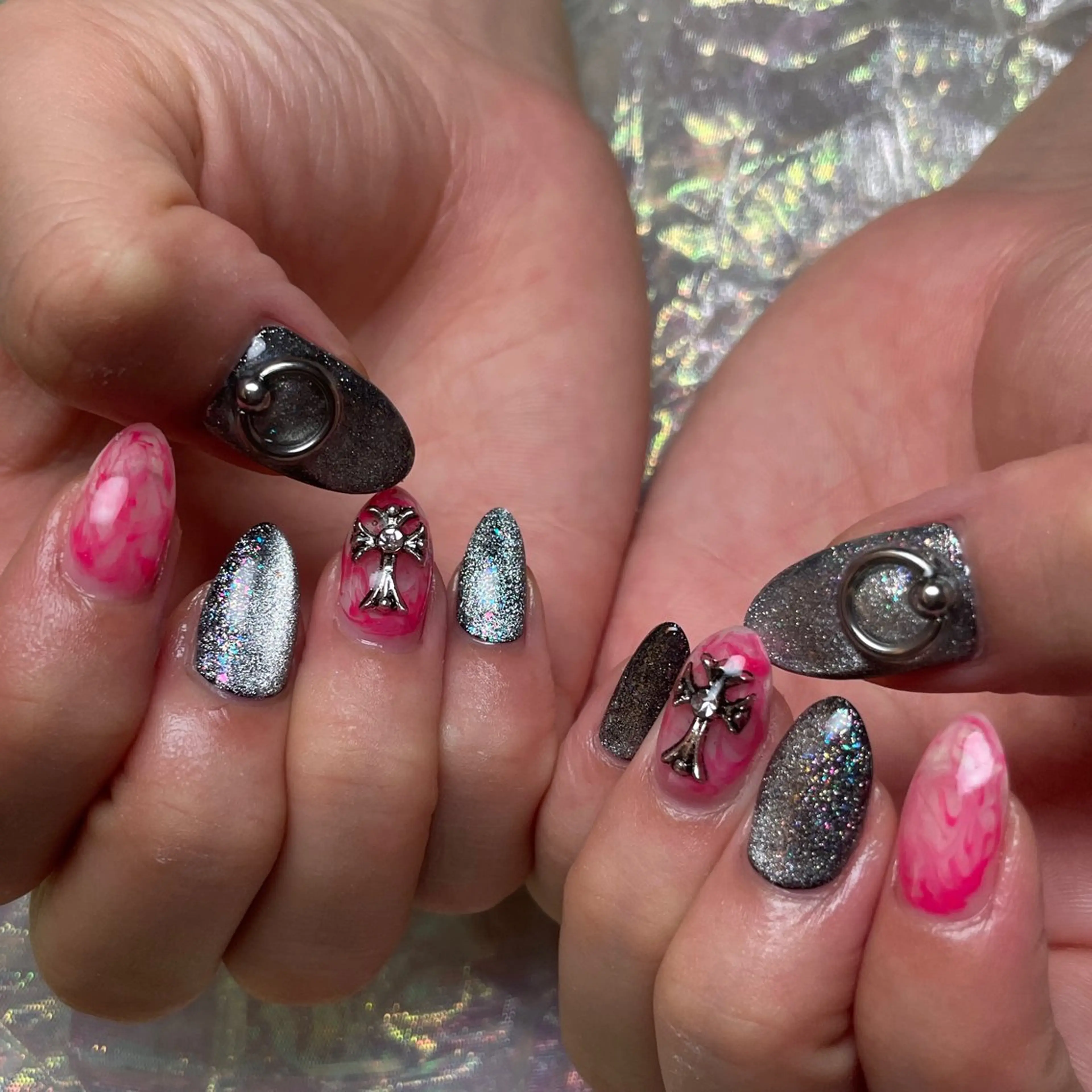 ショート ハンドネイル watanabe miyuuのネイルデザイン