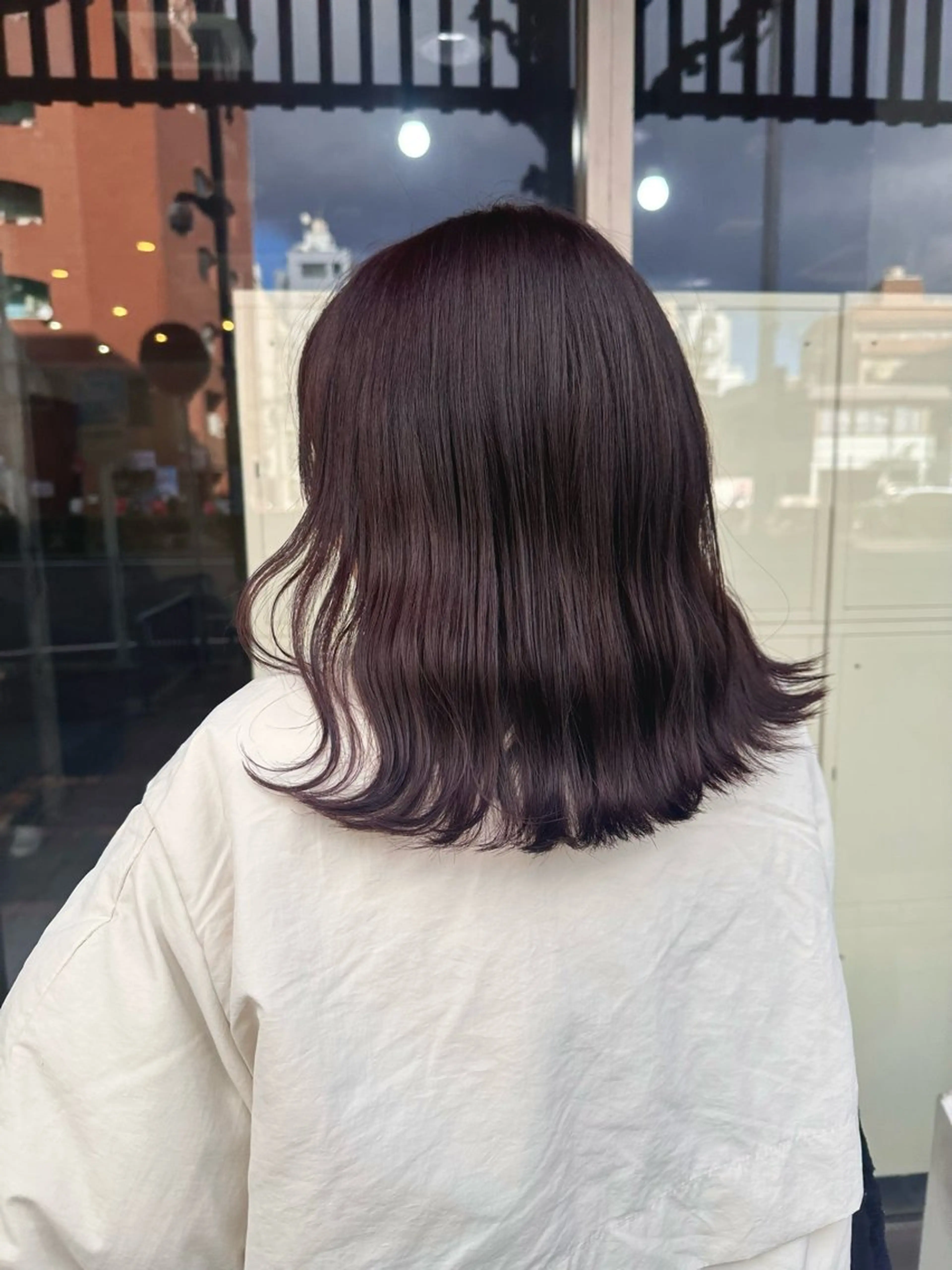 ミディアム カラー ヘアカラー トリートメント 高橋 みく/ minim 暖色のヘアスタイル