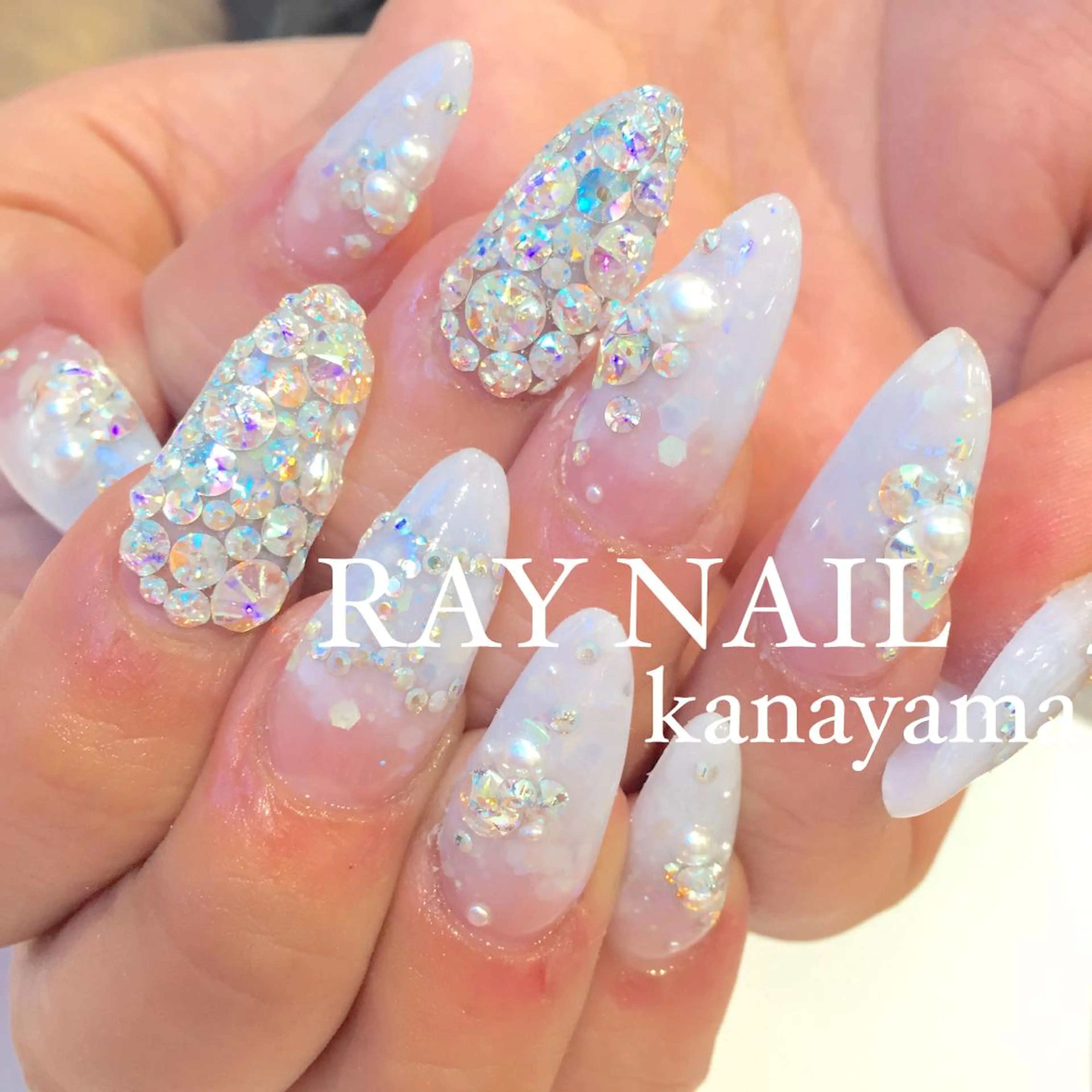 ネイル スカルプネイル Arowa 伊田のネイルデザイン