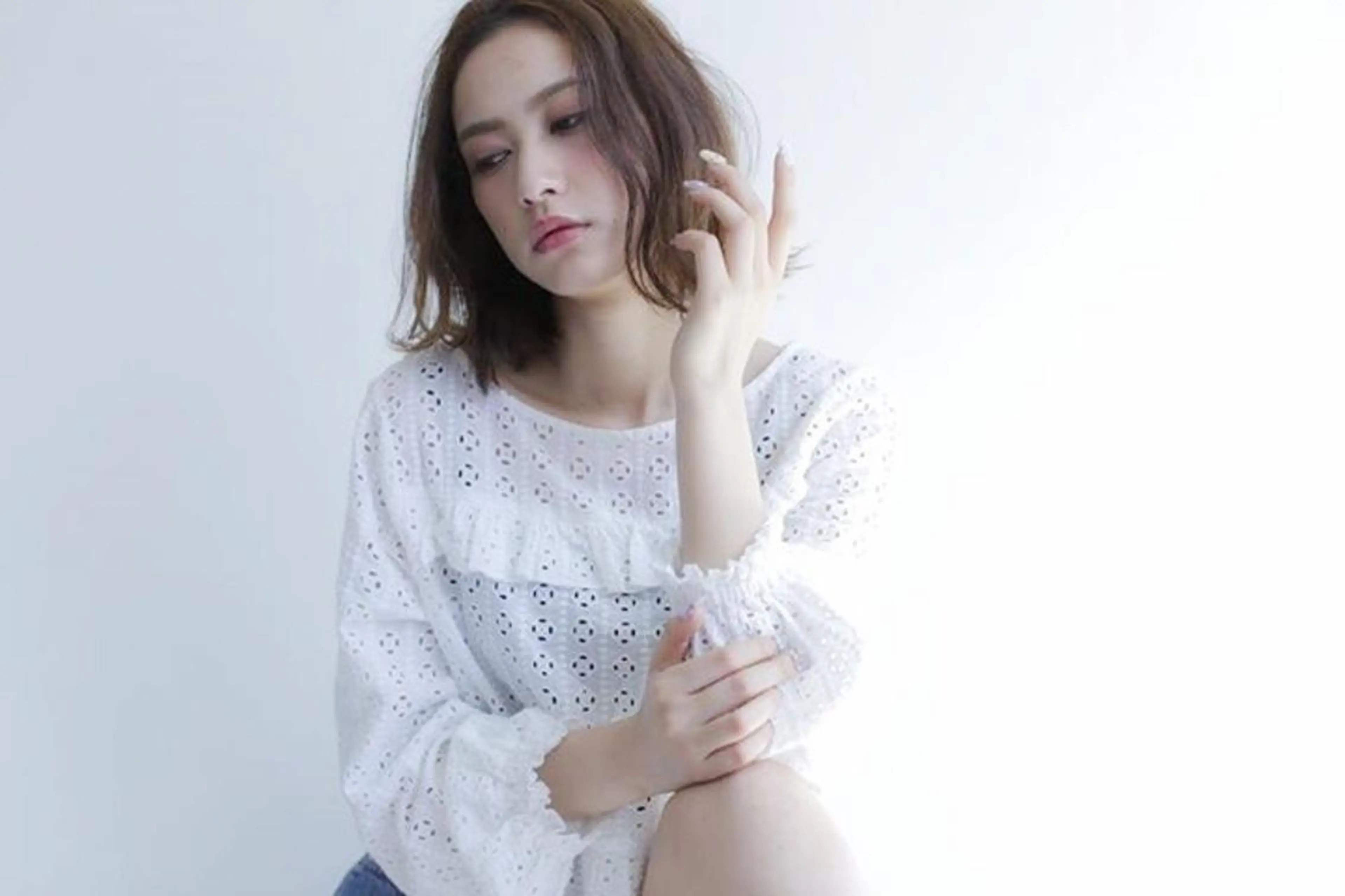 ショート カラー ネイル Hair mission【ヘアーミッション】心斎橋所属・エクステ／レイヤー 落合/心斎橋のヘアスタイル