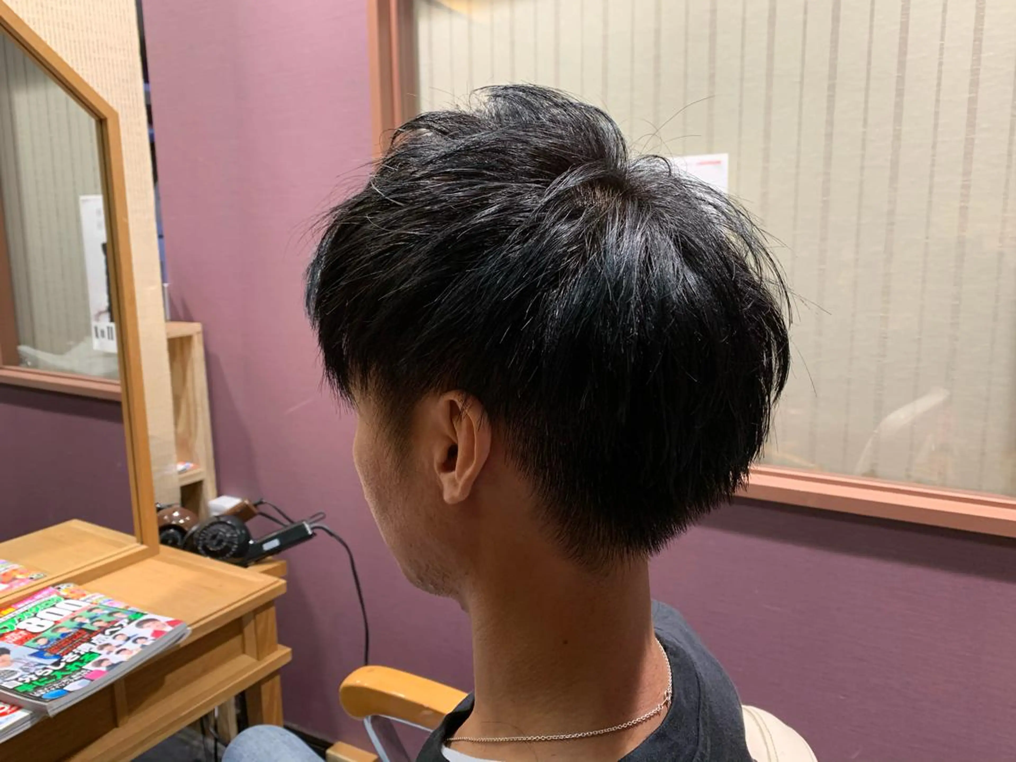 ショート パーマ メンズ ダウンパーマ メンズパーマ labyrinthノーブル所属・メンズ特化西村 雄太のヘアスタイル