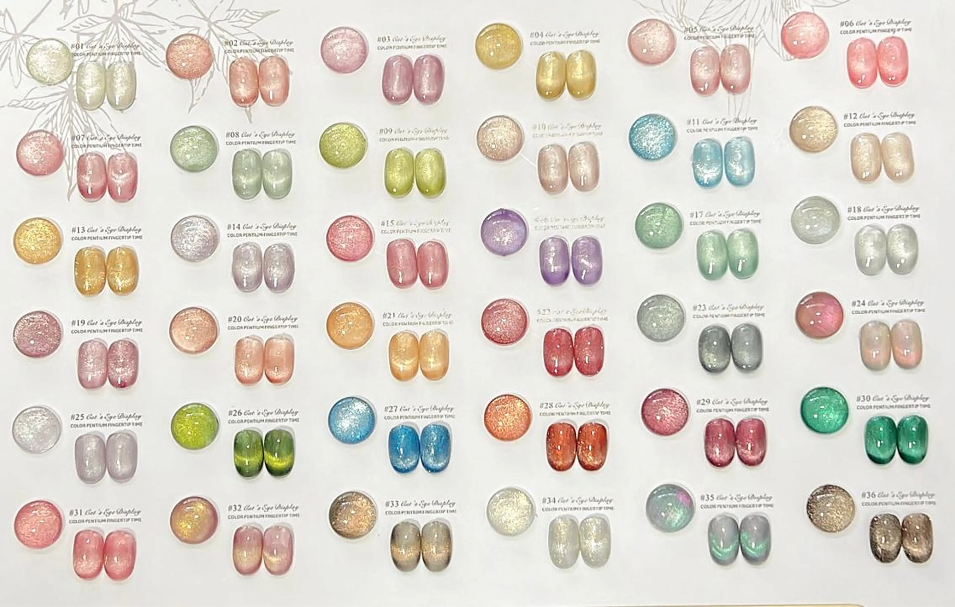 カラー ネイル ジェルネイル マグネットネイル Ryoko Nailのネイルデザイン