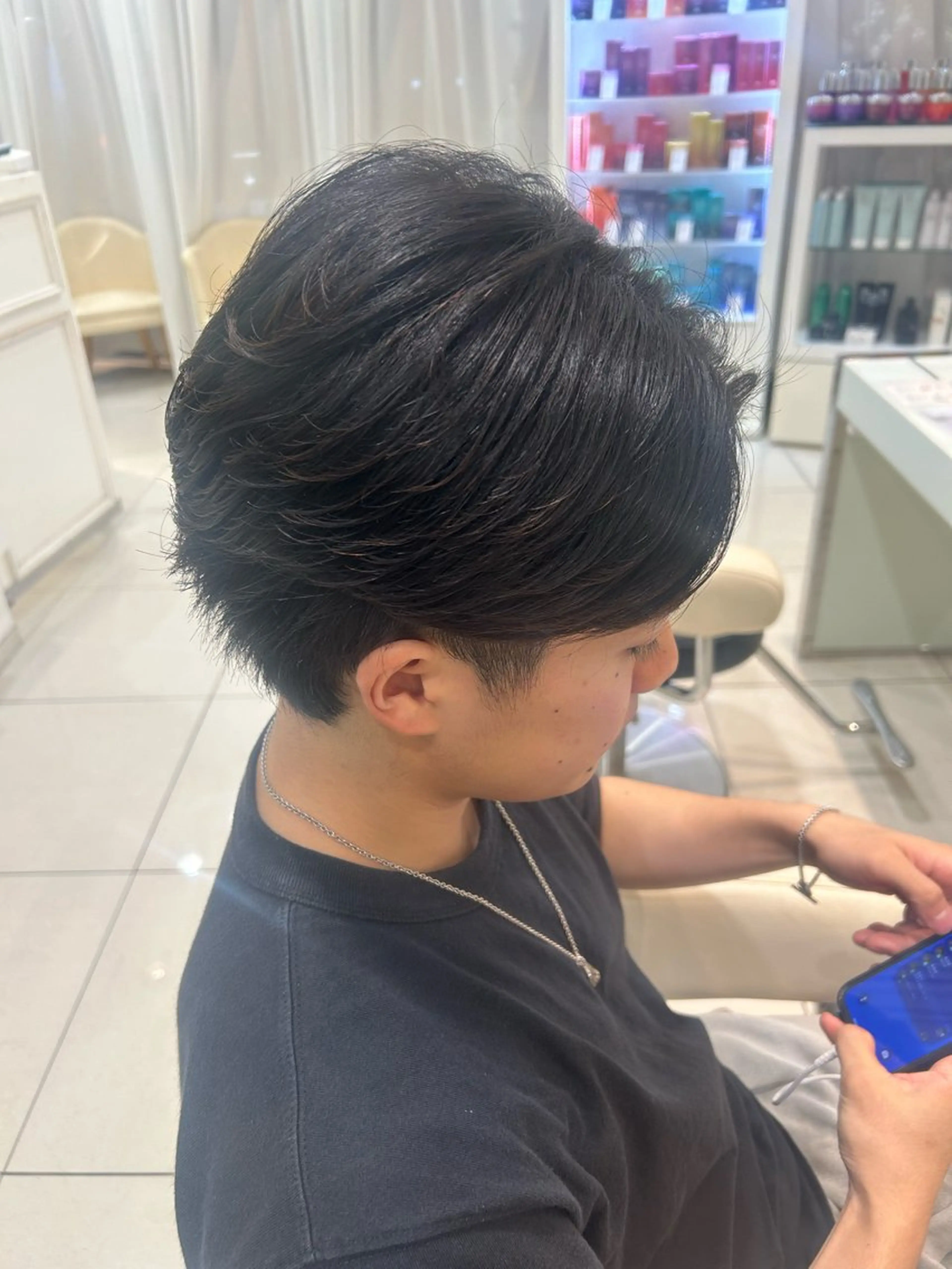 パーマ 🩵yui /毛流れパーマ🪽のヘアスタイル